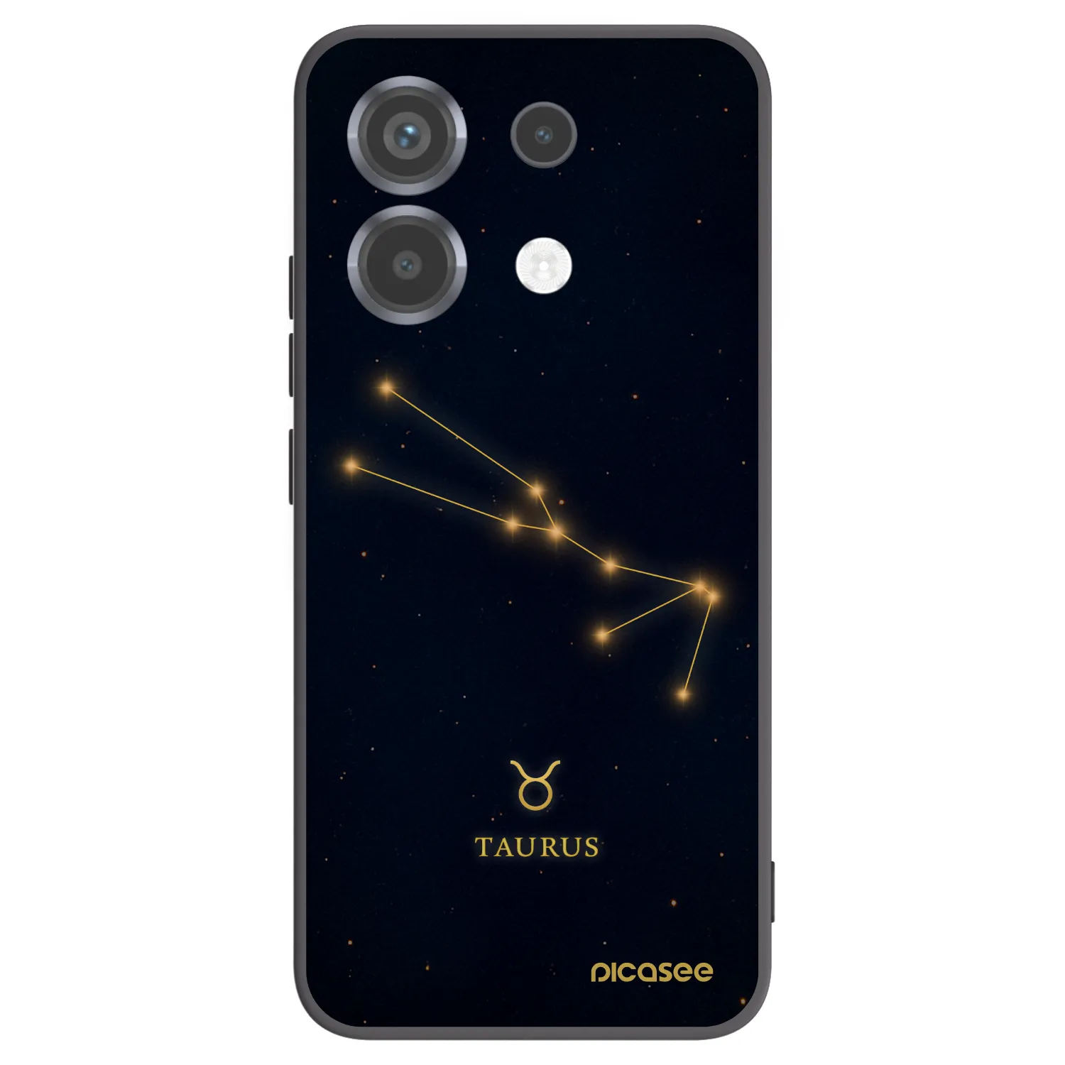 Picasee silikónový čierny obal pre Xiaomi Poco X6 - TAURUS