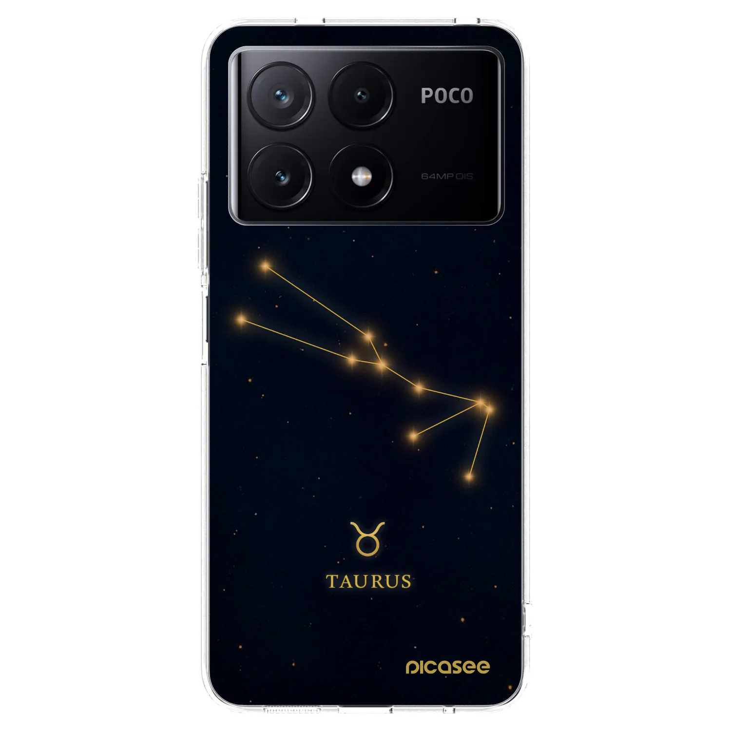 Picasee silikónový prehľadný obal pre Xiaomi Poco X6 Pro - TAURUS