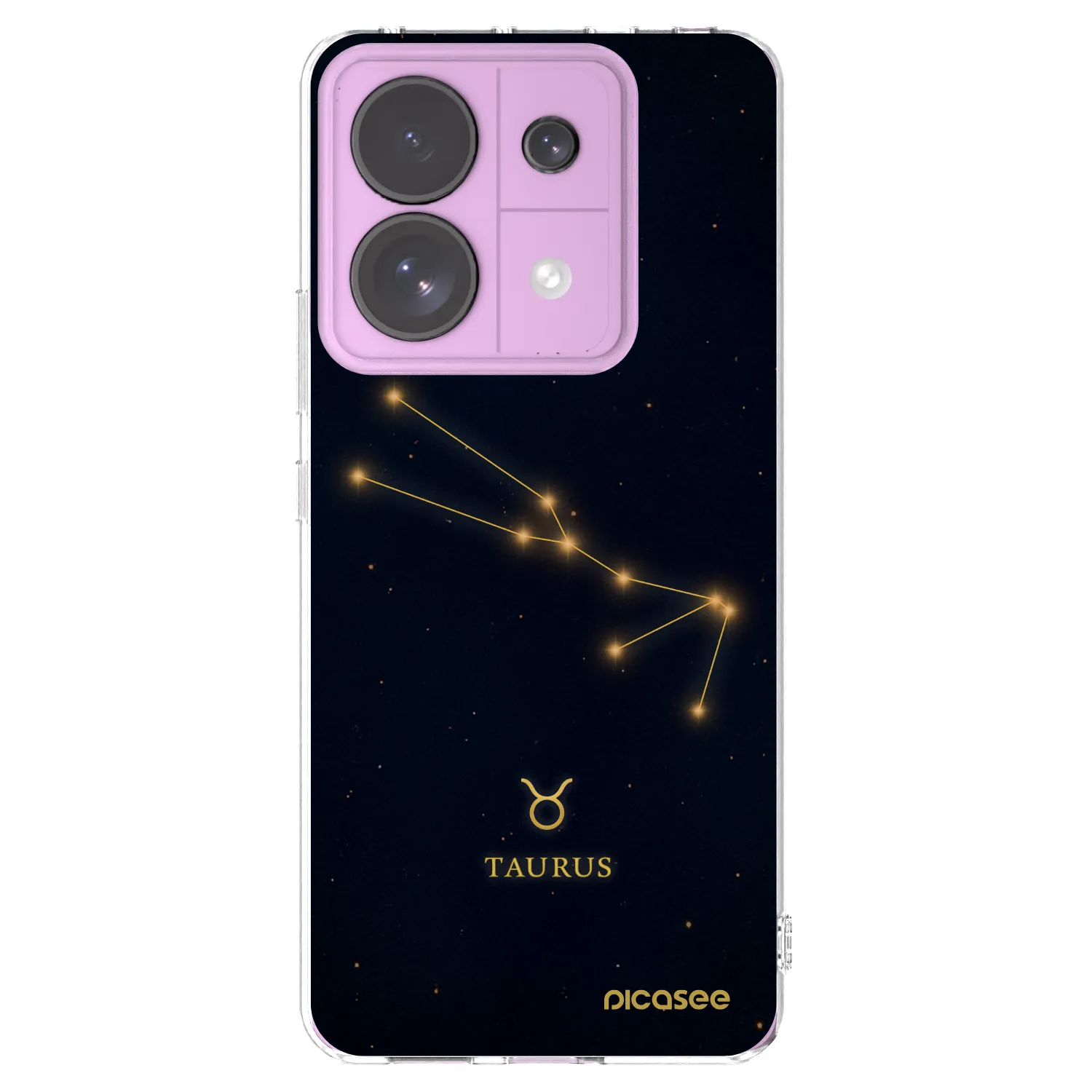Picasee silikónový prehľadný obal pre Xiaomi Redmi Note 13 Pro 5G - TAURUS