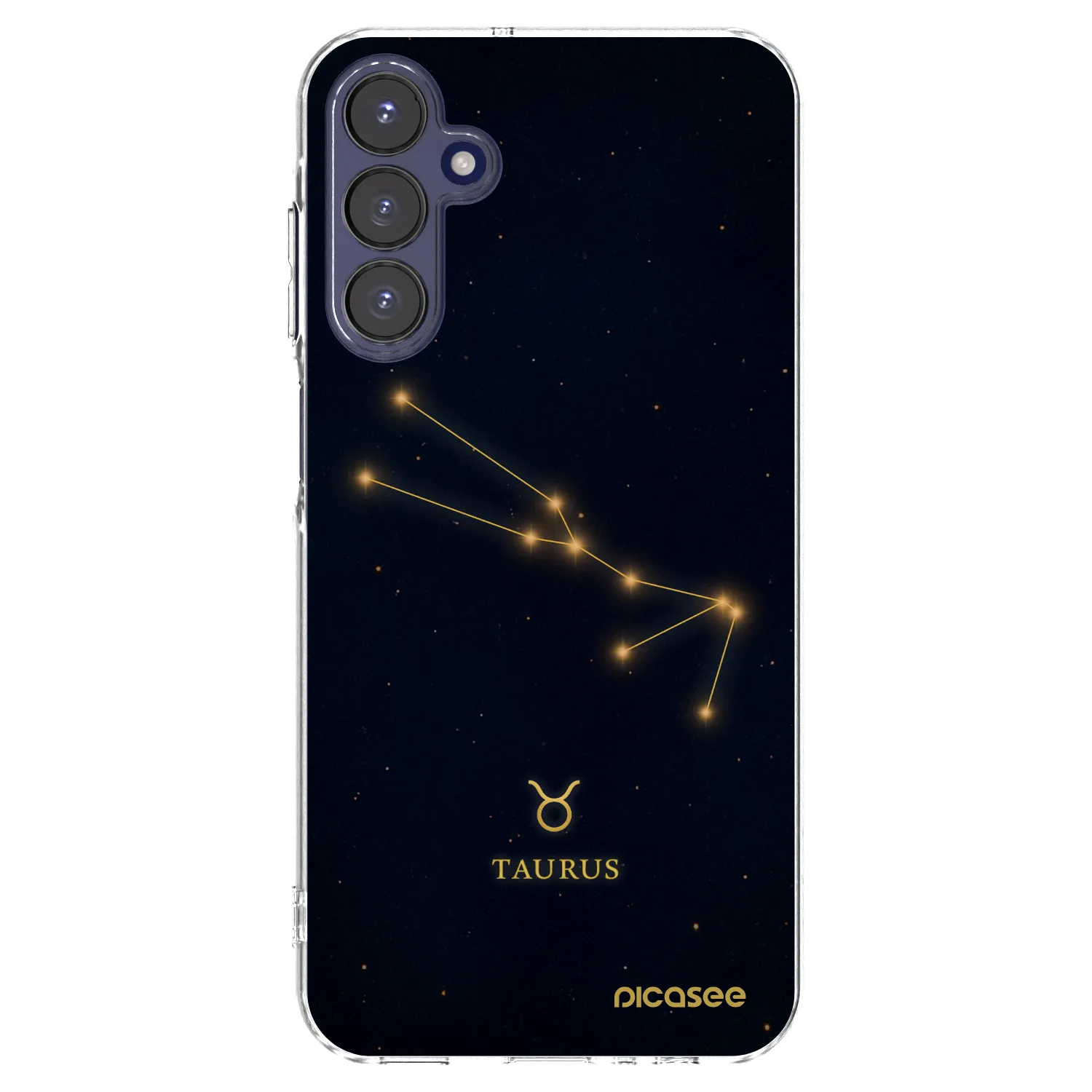 Picasee silikónový prehľadný obal pre Samsung Galaxy A15 A155F 4G - TAURUS