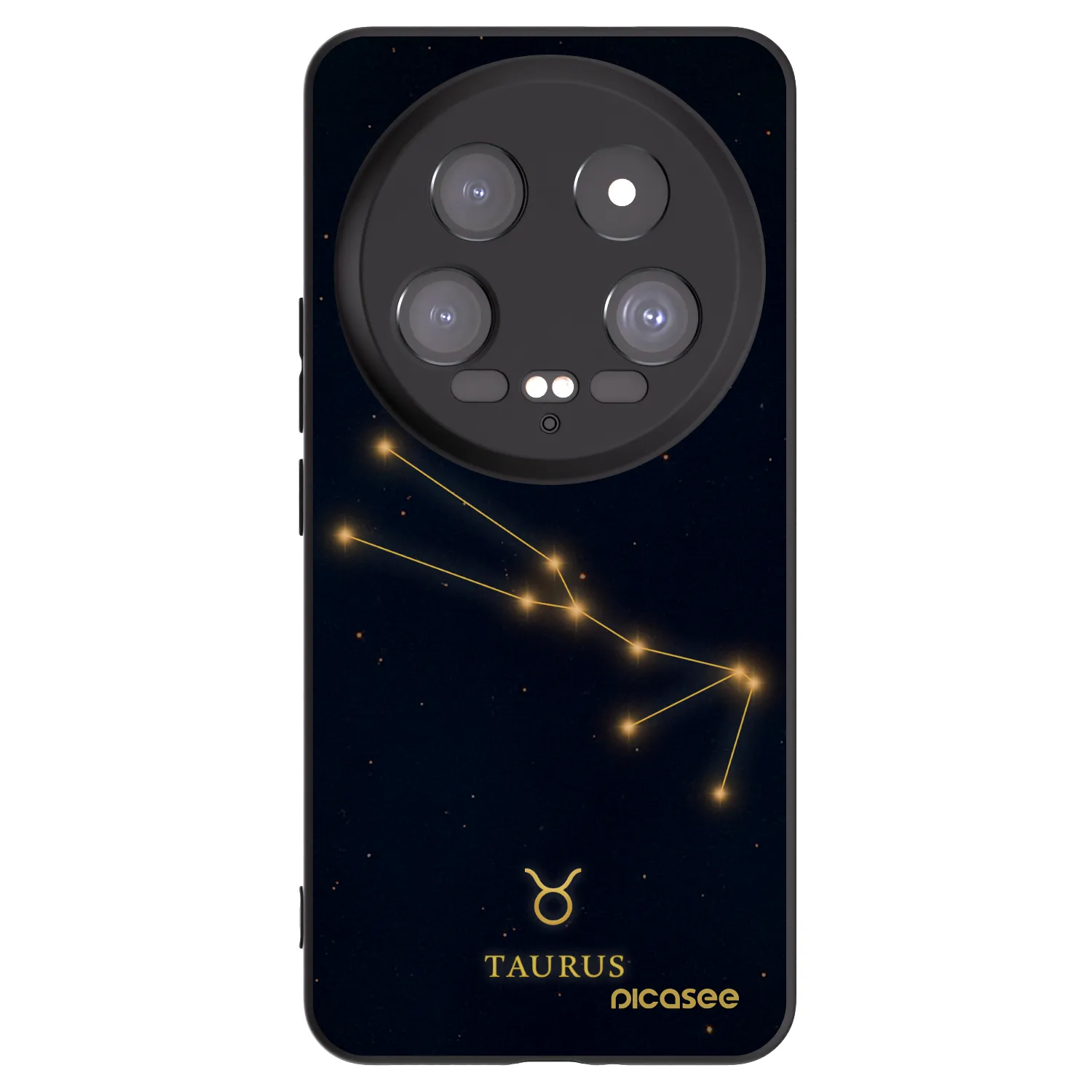Picasee silikónový čierny obal pre Xiaomi 14 Ultra - TAURUS