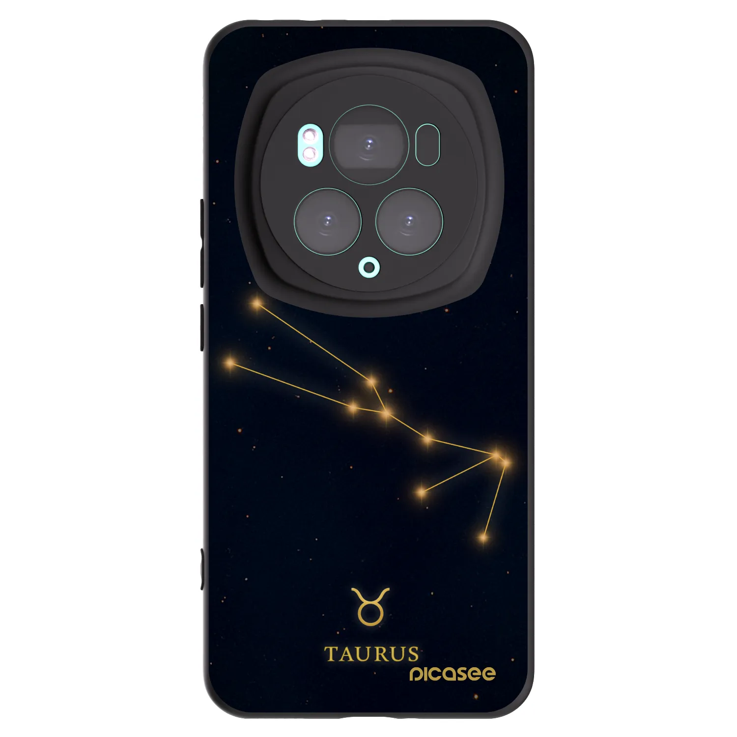 Picasee silikónový čierny obal pre Honor Magic6 Pro - TAURUS