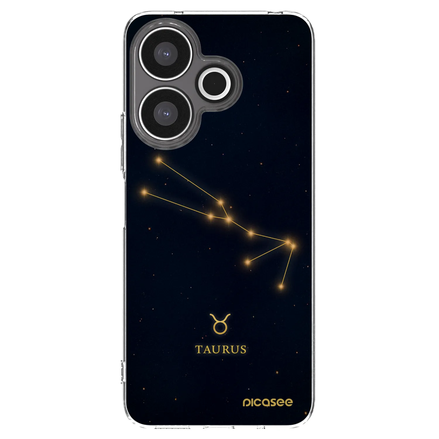 Picasee silikónový prehľadný obal pre Xiaomi Redmi 13 4G - TAURUS