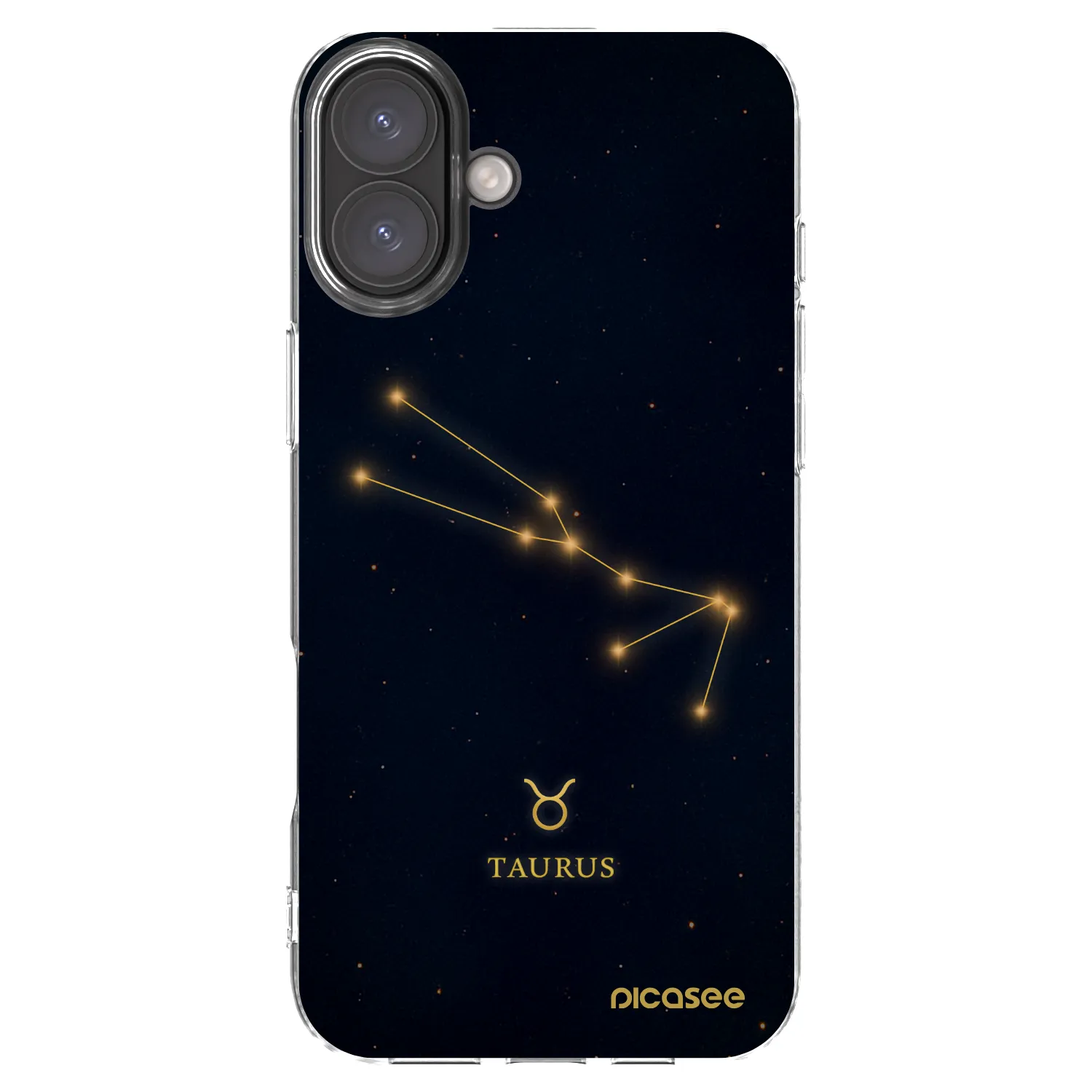 Picasee silikónový prehľadný obal pre Apple iPhone 16 Plus - TAURUS