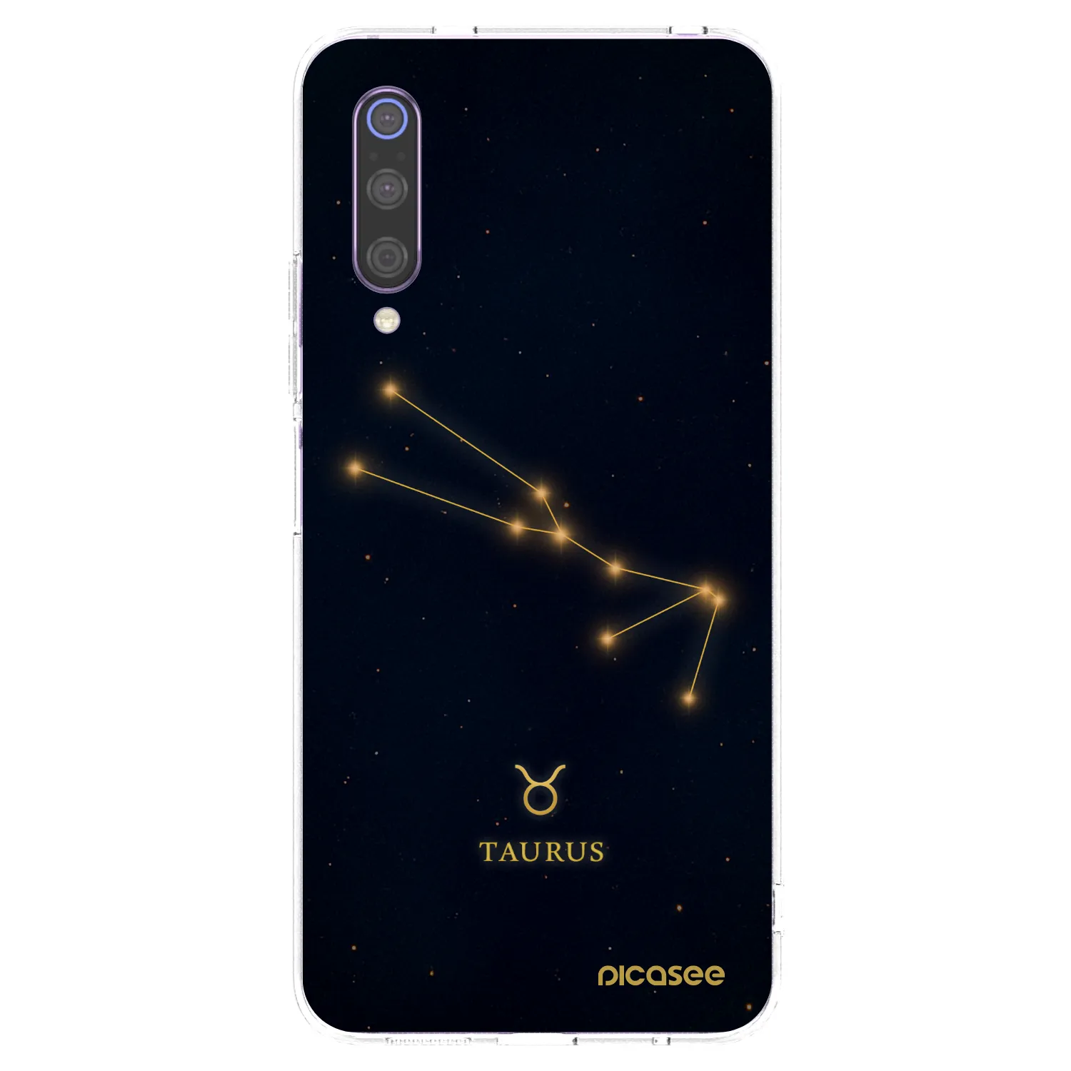 Picasee silikónový prehľadný obal pre Xiaomi Mi 9 - TAURUS