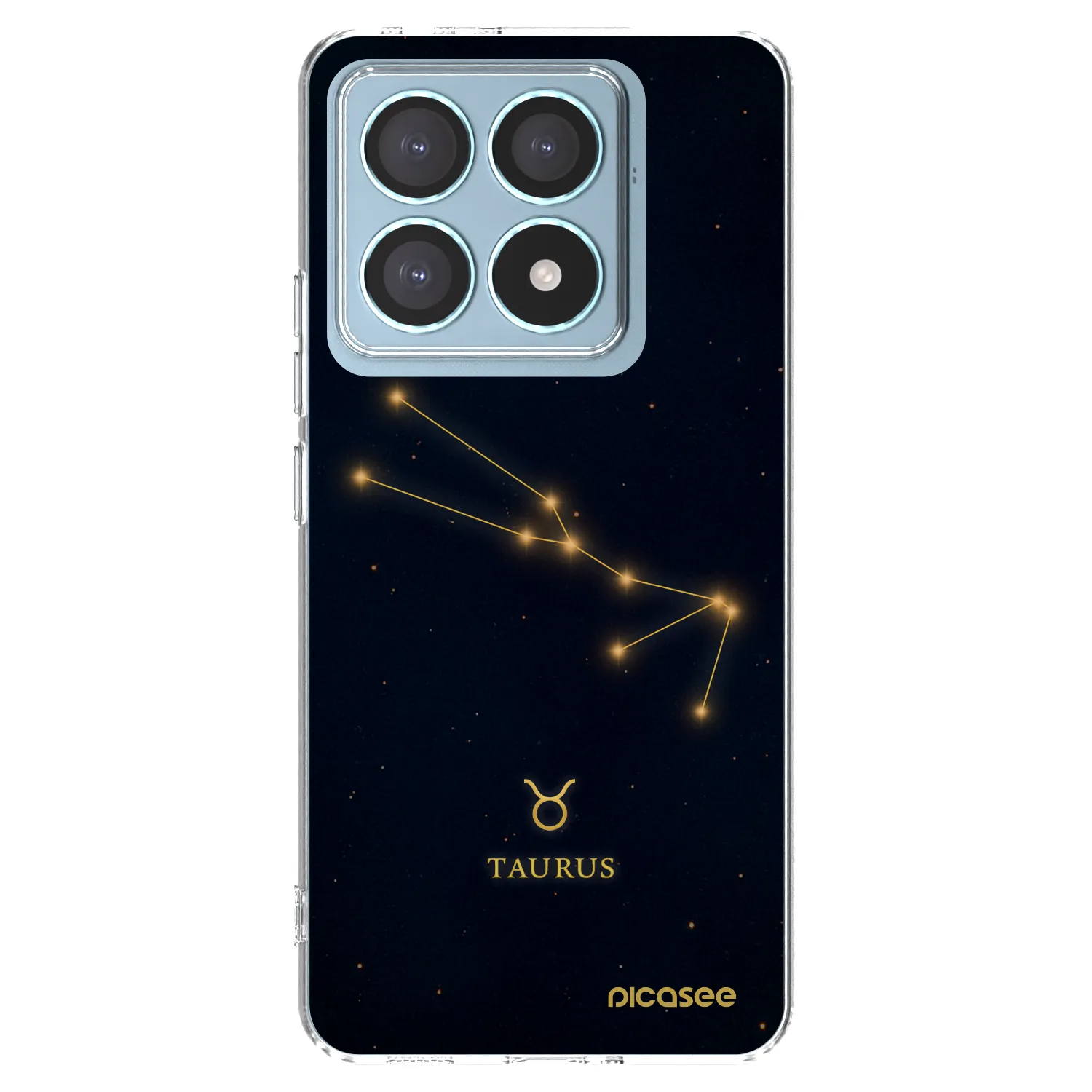 Picasee silikónový prehľadný obal pre Xiaomi 14T Pro - TAURUS