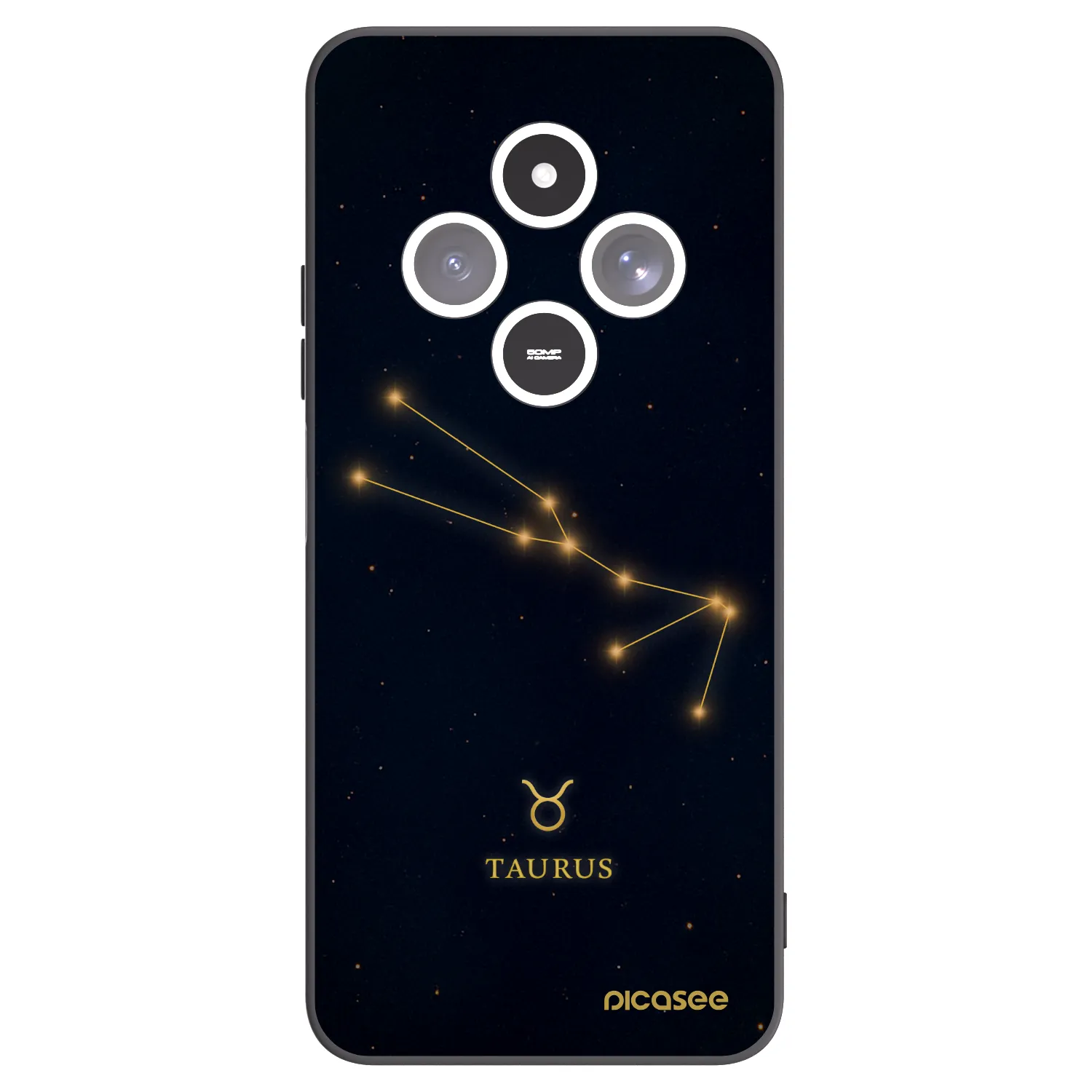 Picasee silikónový čierny obal pre Xiaomi Redmi 14C - TAURUS