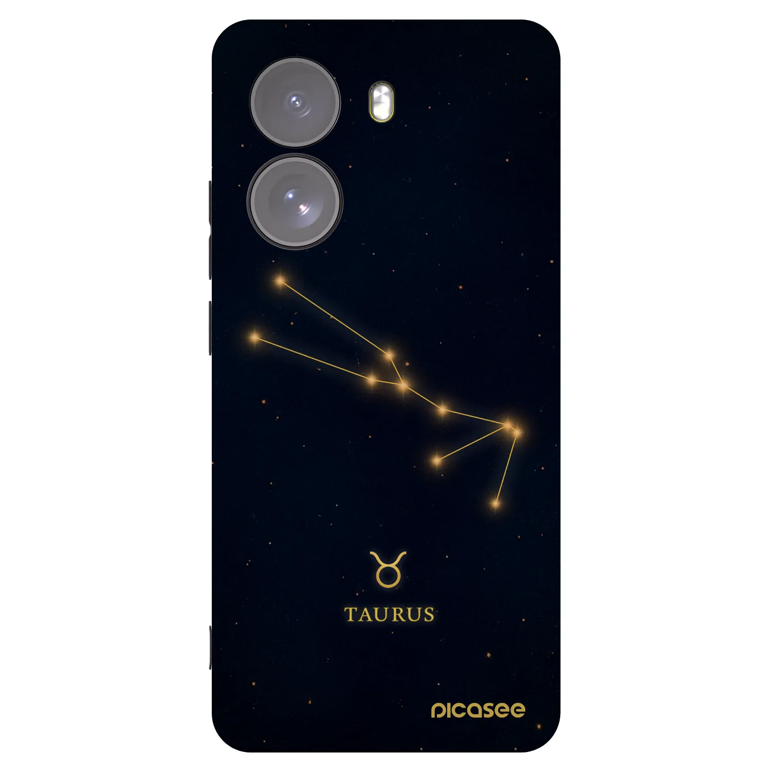 Picasee silikónový čierny obal pre Xiaomi Poco X7 - TAURUS