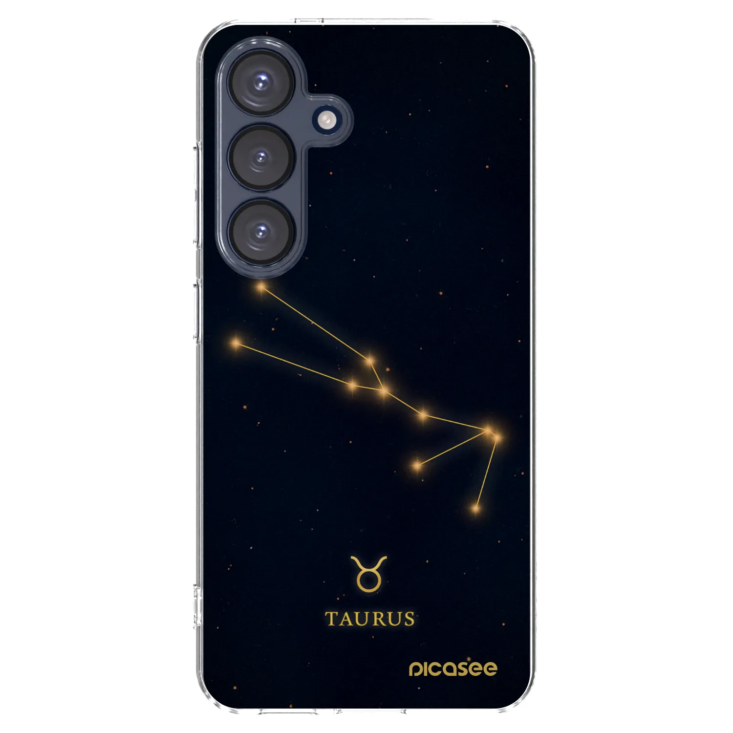 Picasee silikónový prehľadný obal pre Samsung Galaxy S25 5G - TAURUS