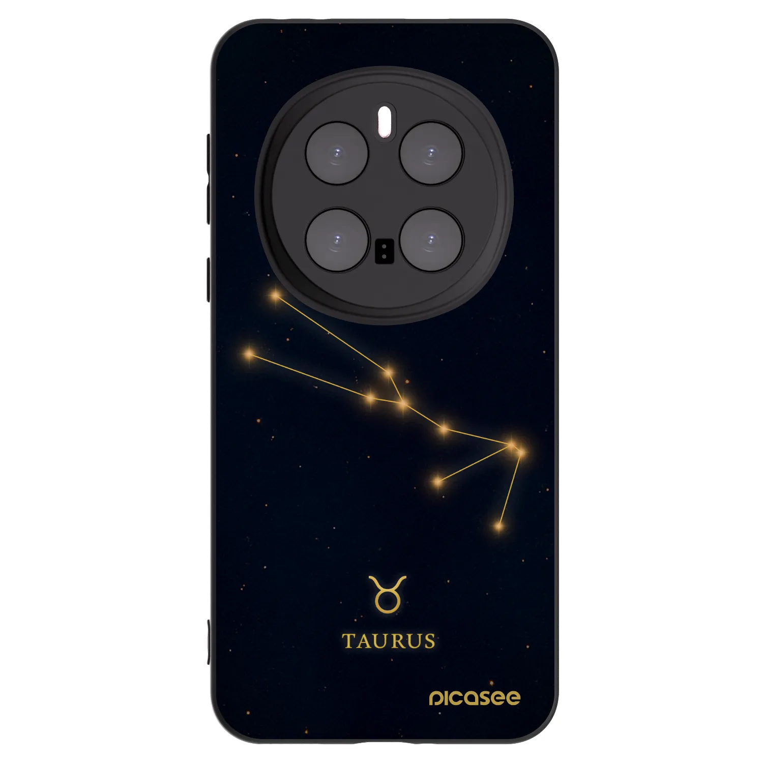 Picasee silikónový čierny obal pre Honor Magic7 Pro 5G - TAURUS