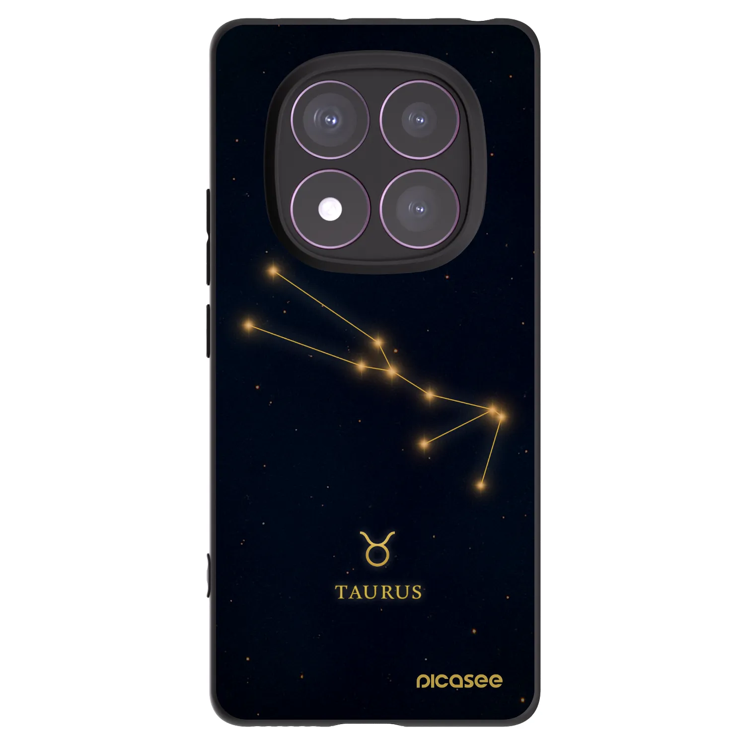 Picasee silikónový čierny obal pre Xiaomi Redmi Note 14 Pro 4G - TAURUS