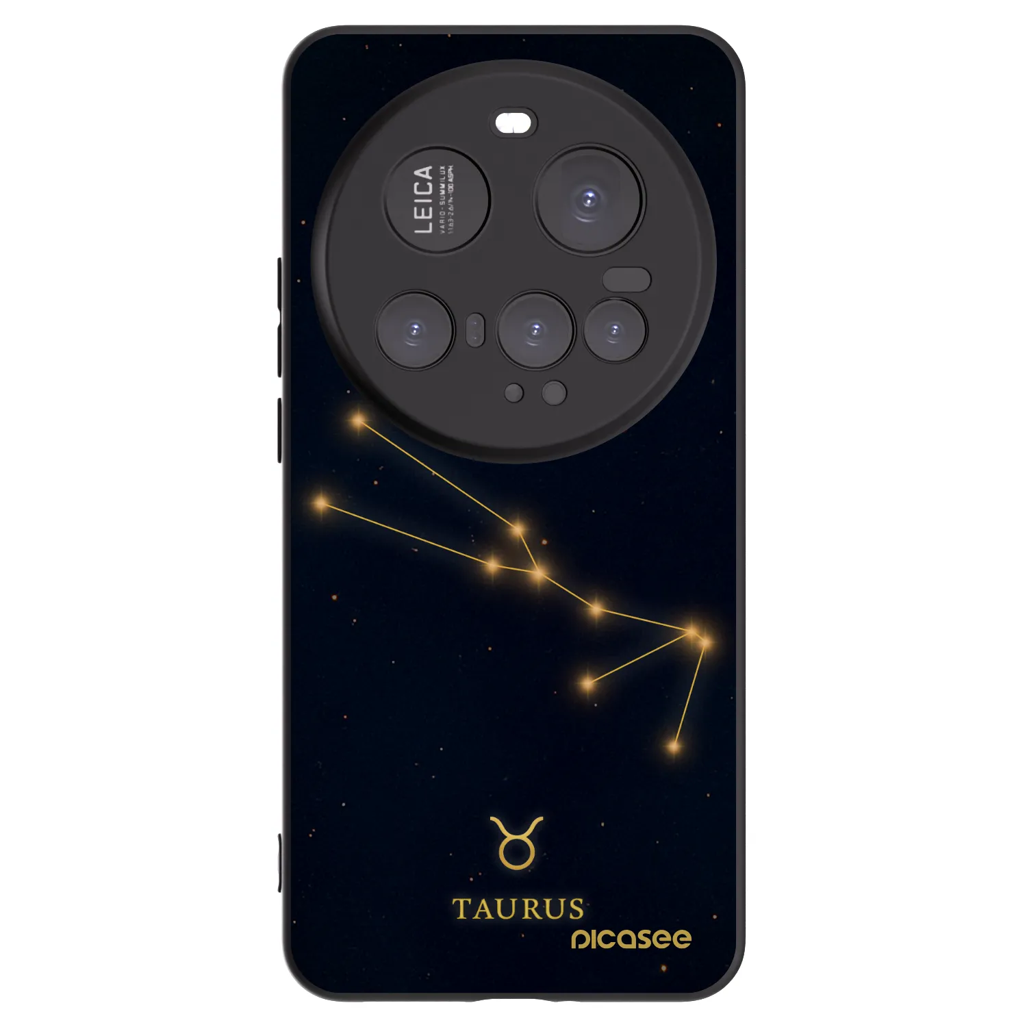 Picasee silikónový čierny obal pre Xiaomi 15 Ultra - TAURUS