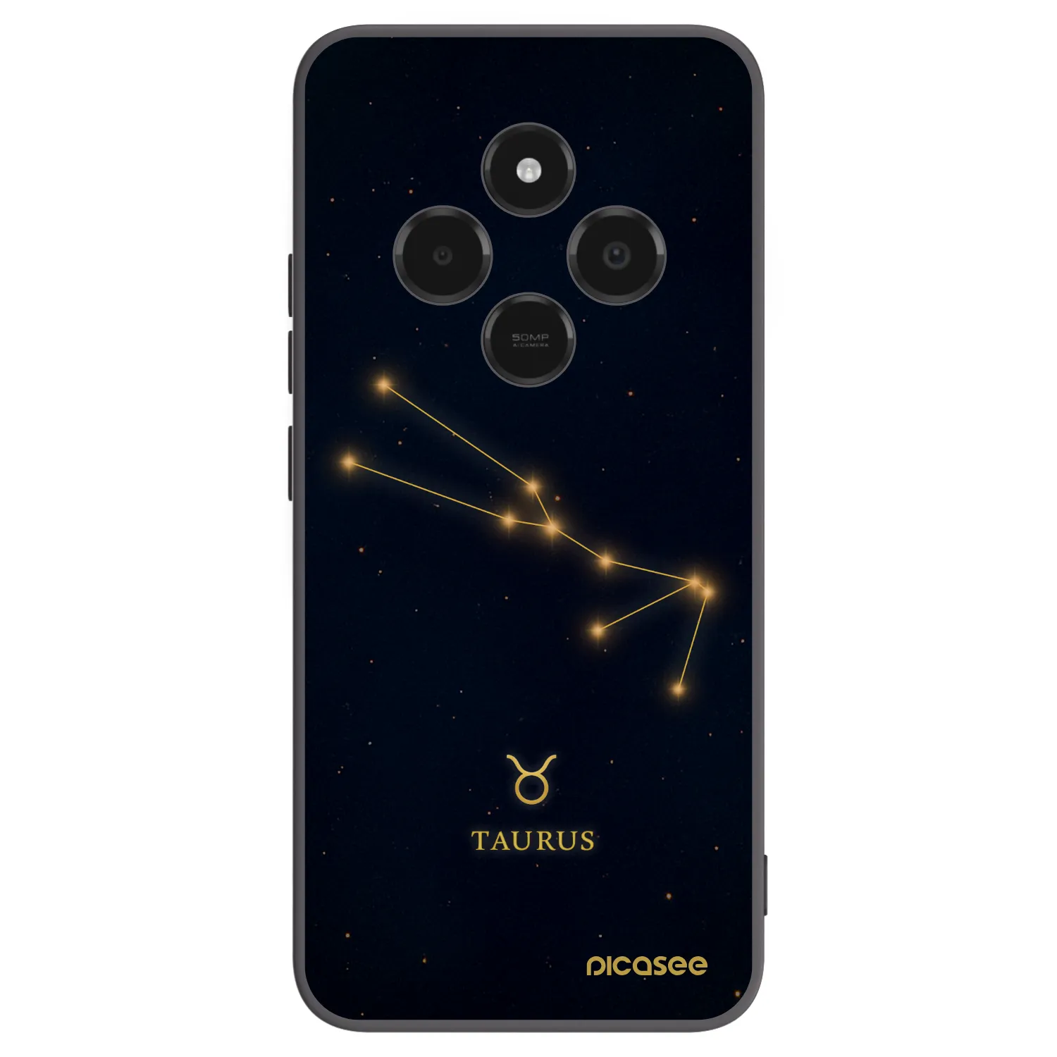 Picasee silikónový čierny obal pre Xiaomi Poco C75 - TAURUS