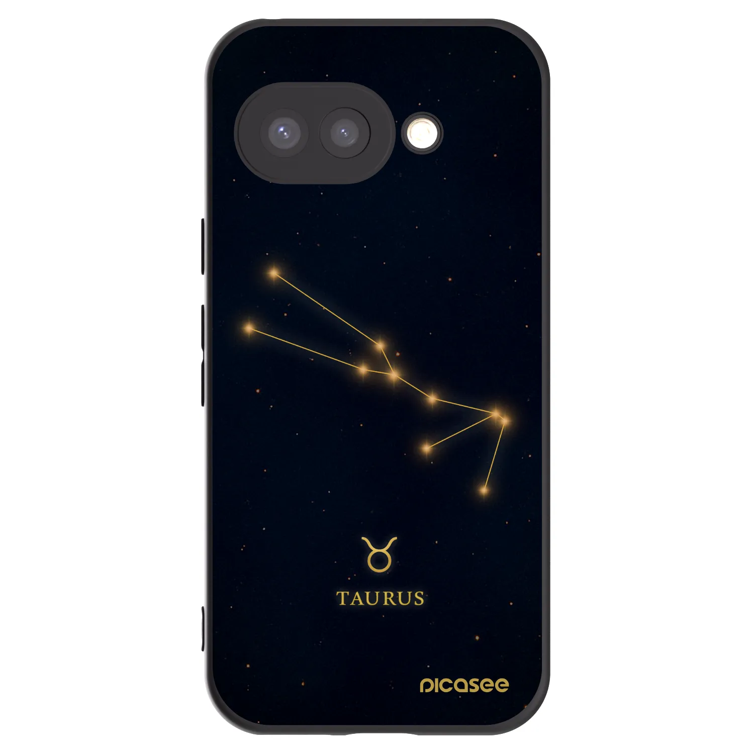 Picasee silikónový čierny obal pre Google Pixel 9a - TAURUS