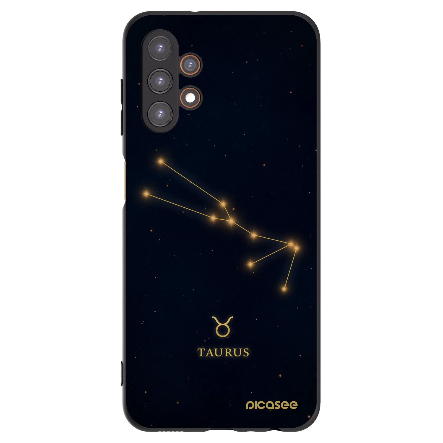 Picasee silikónový čierny obal pre Samsung Galaxy A13 5G - TAURUS