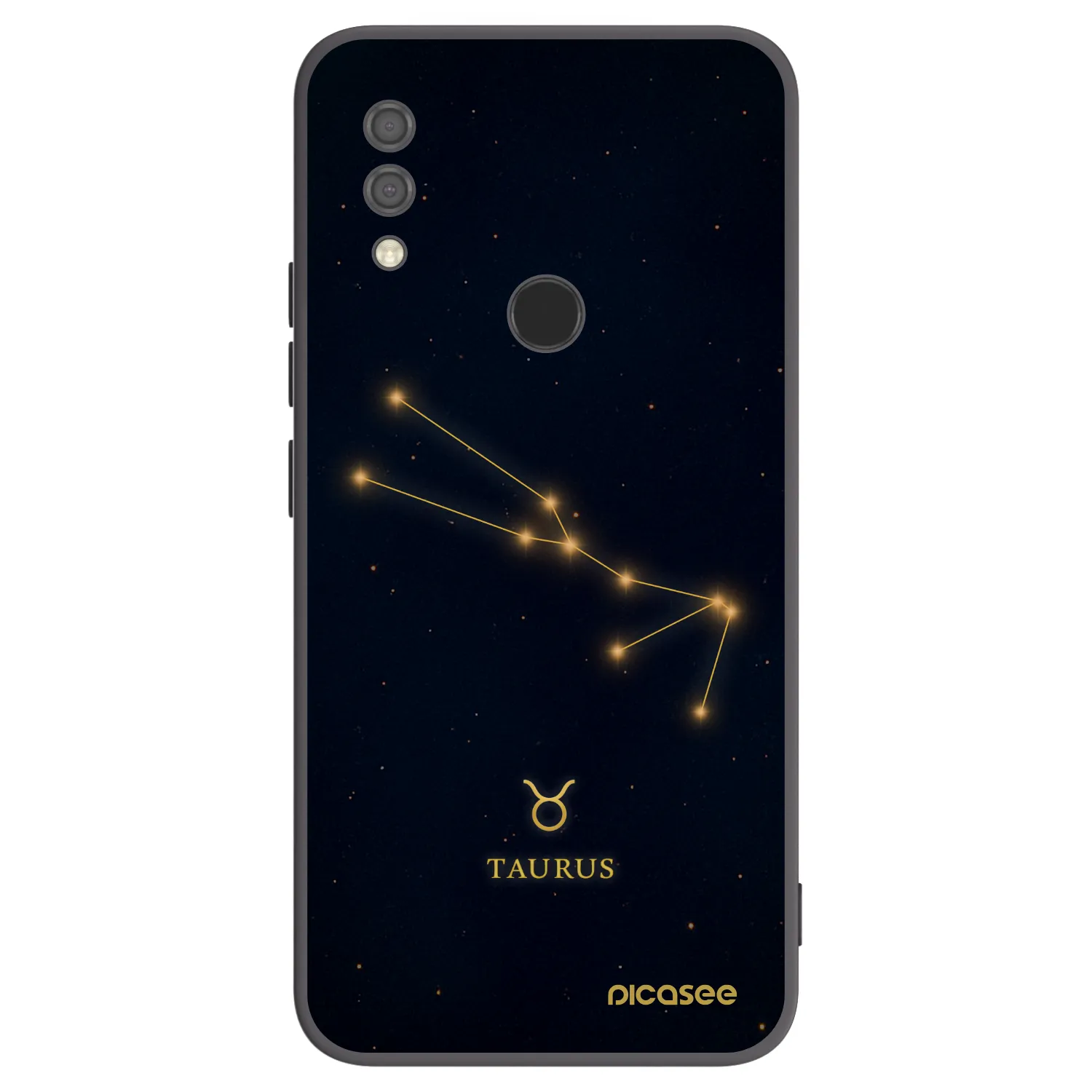 Picasee silikónový čierny obal pre Xiaomi Redmi 7 - TAURUS