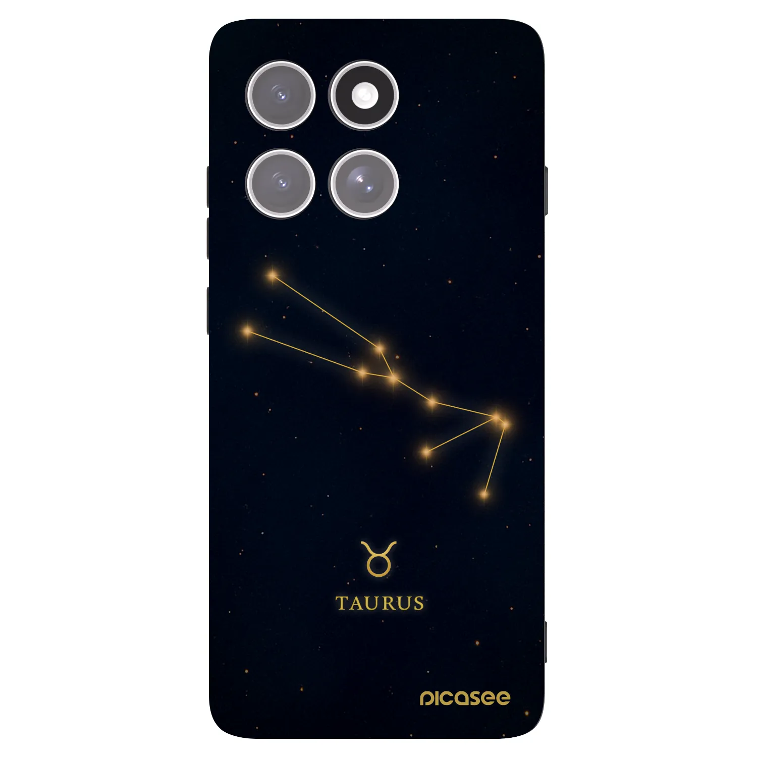 Picasee silikónový čierny obal pre Motorola Edge 60 Pro - TAURUS
