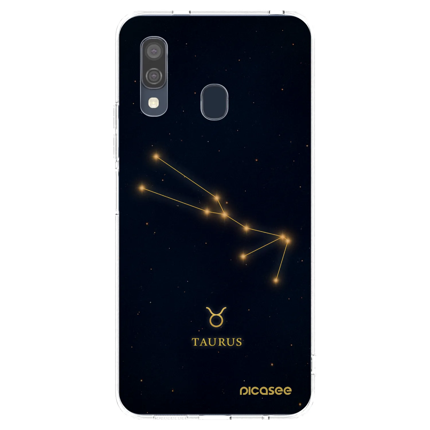 Picasee silikónový prehľadný obal pre Samsung Galaxy A40 A405F - TAURUS