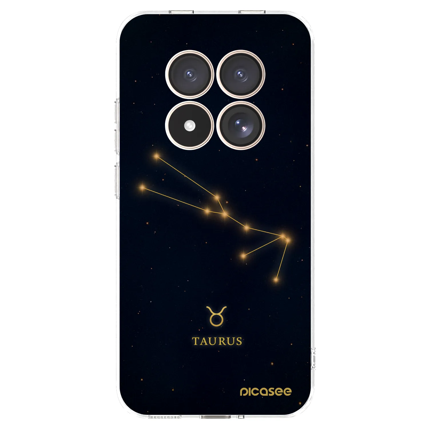 Picasee silikónový prehľadný obal pre Xiaomi Redmi Note 15 Pro 4G - TAURUS