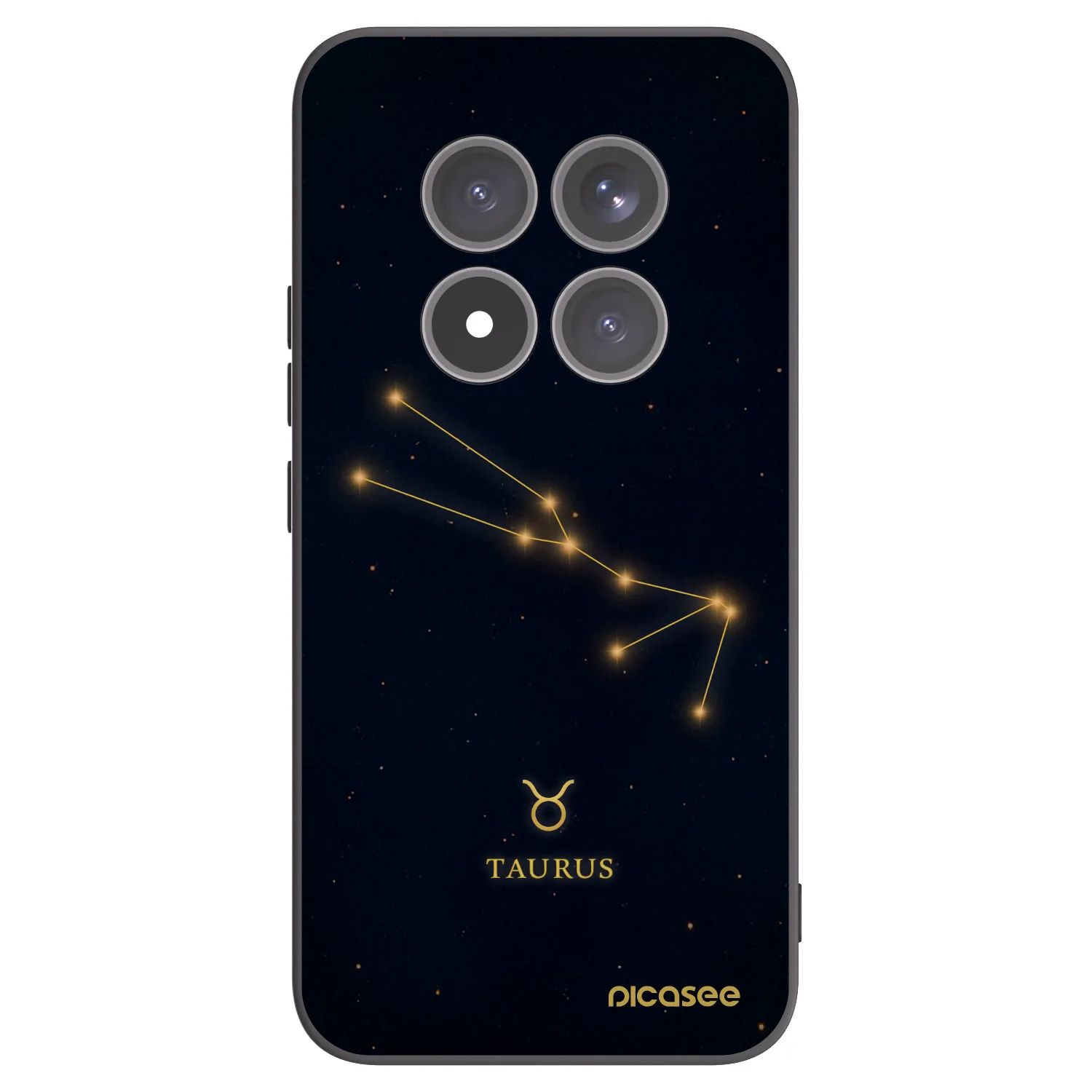 Picasee silikónový čierny obal pre Xiaomi Redmi Note 15 Pro+ - TAURUS