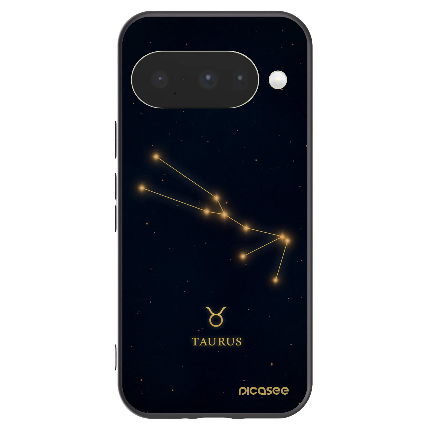 Picasee silikónový čierny obal pre Google Pixel 10 - TAURUS