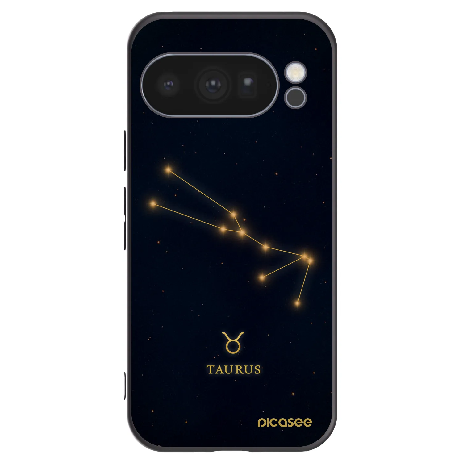 Picasee silikónový čierny obal pre Google Pixel 10 Pro - TAURUS