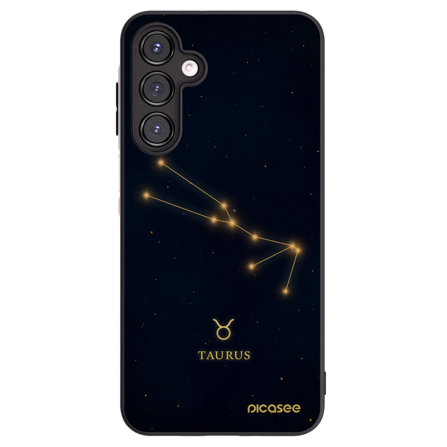 Picasee silikónový čierny obal pre Samsung Galaxy A16 4G - TAURUS