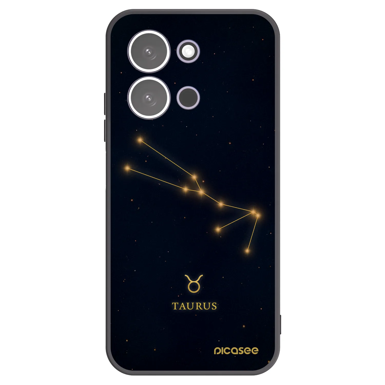 Picasee silikónový čierny obal pre Xiaomi Redmi 15C 5G - TAURUS