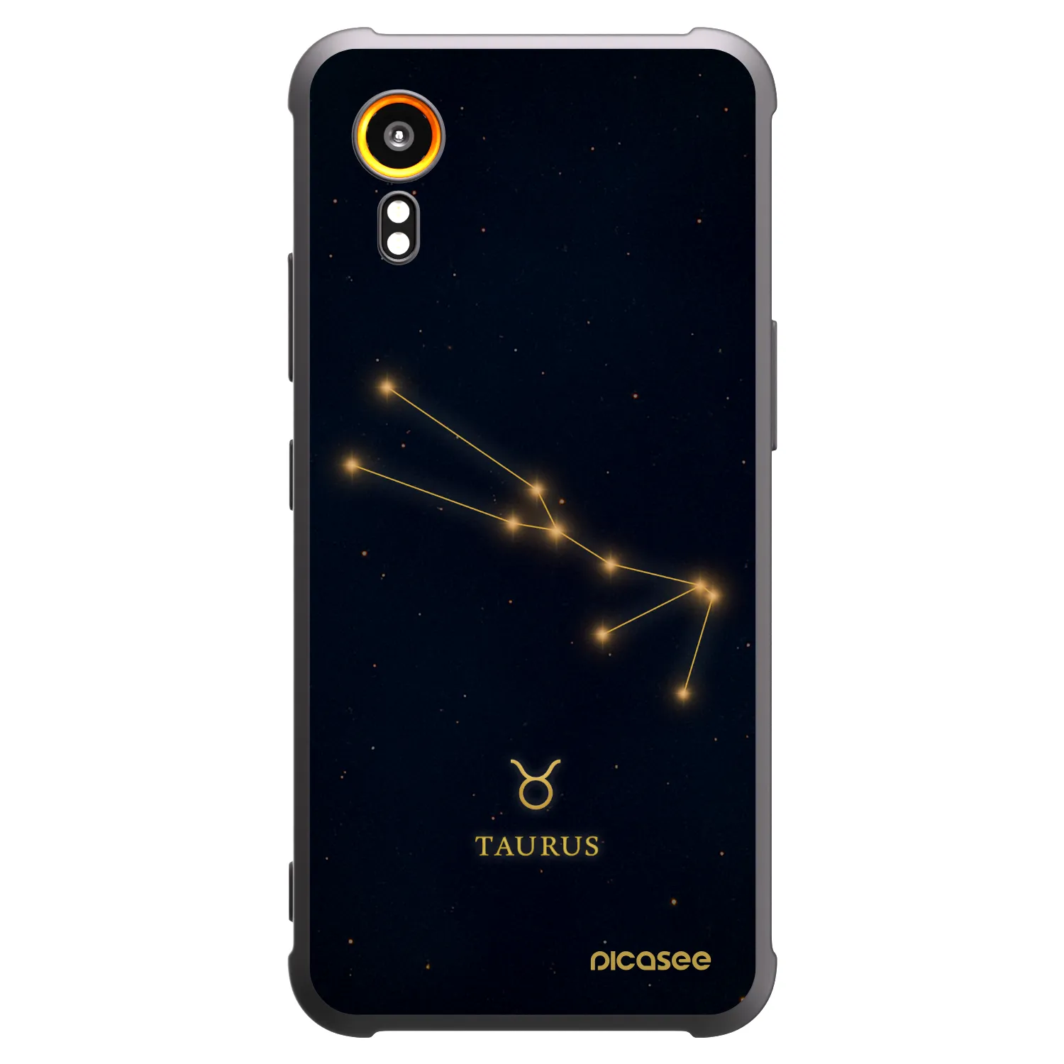 Picasee silikónový čierny obal pre Samsung Galaxy Xcover 7 - TAURUS