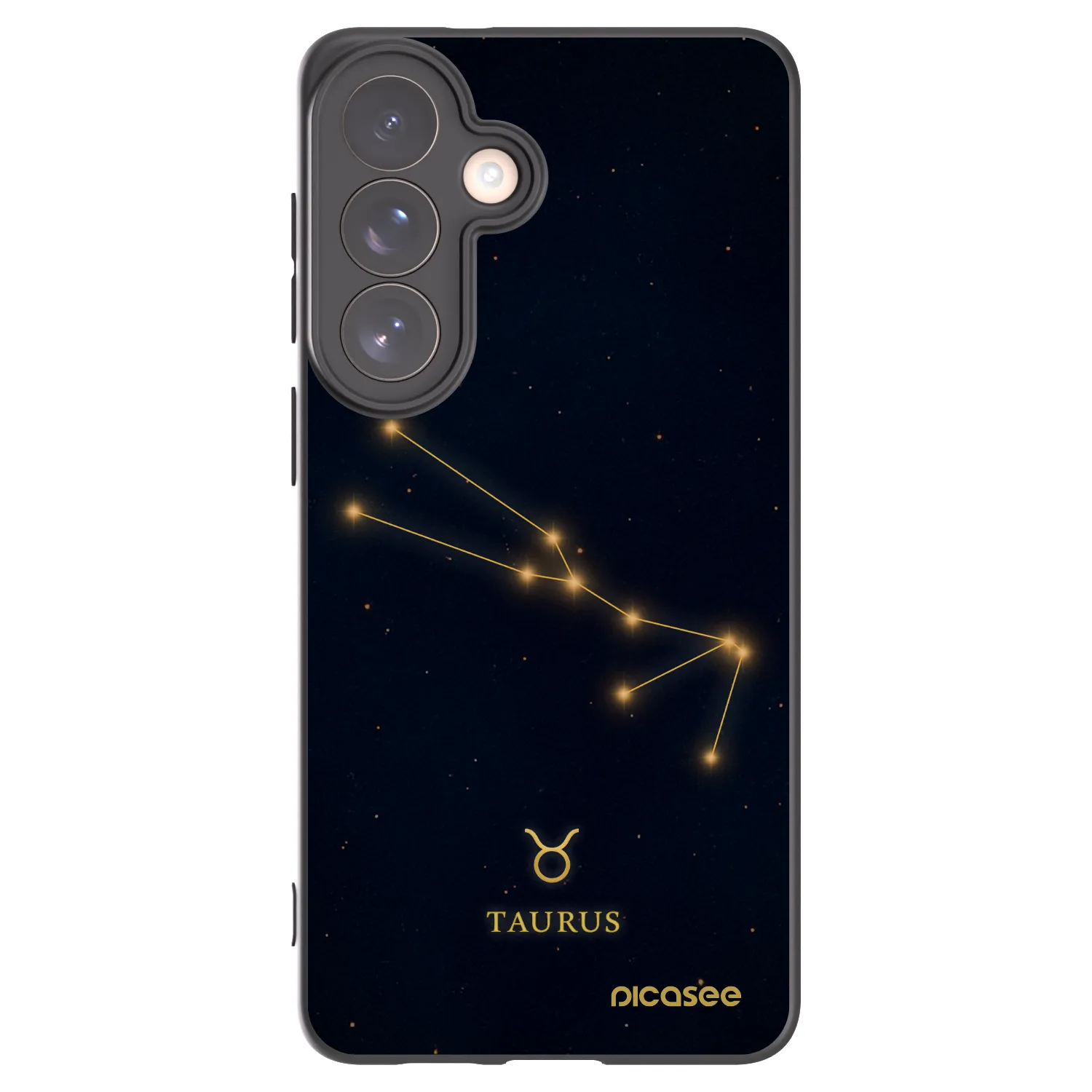 Picasee silikónový čierny obal pre Samsung Galaxy S26+ - TAURUS