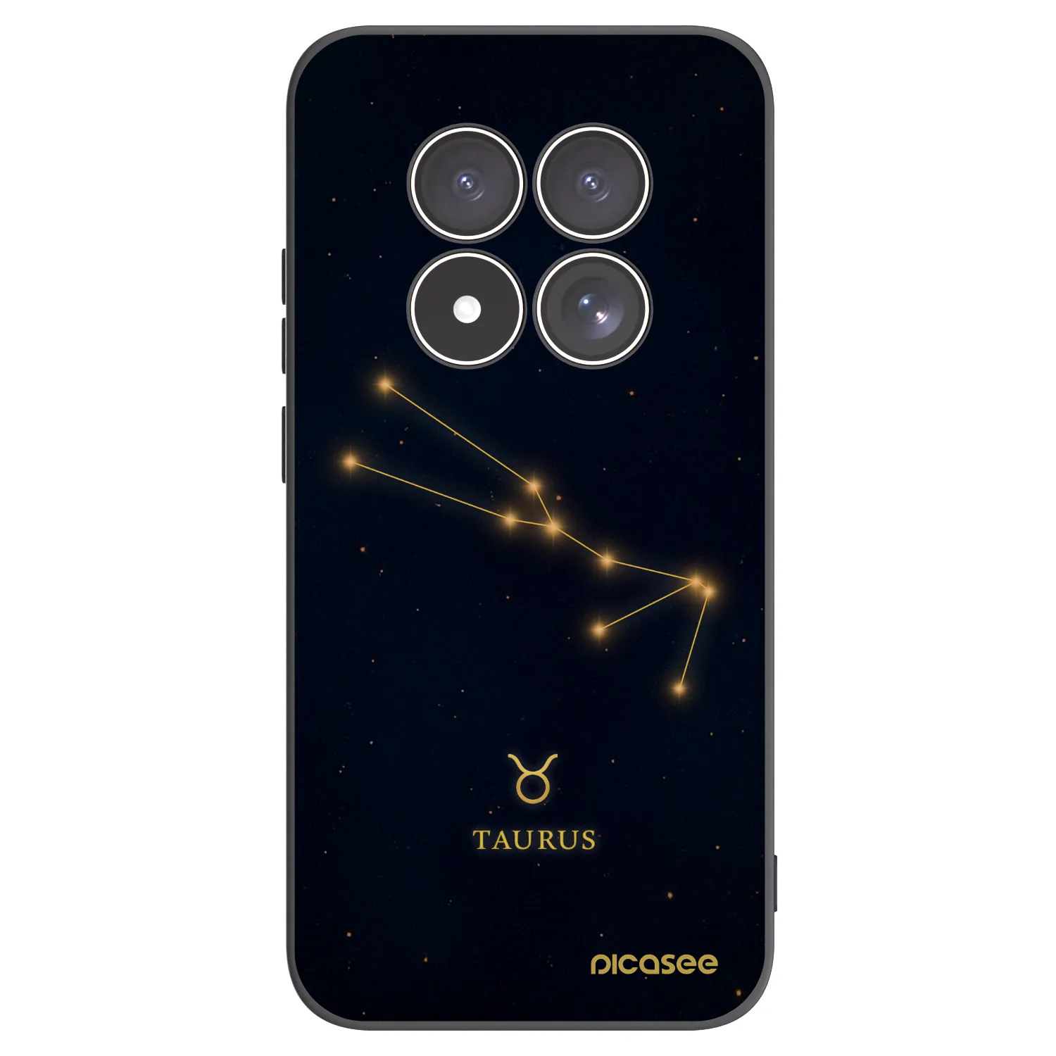 Picasee silikónový čierny obal pre Xiaomi Redmi Note 15 Pro 5G - TAURUS