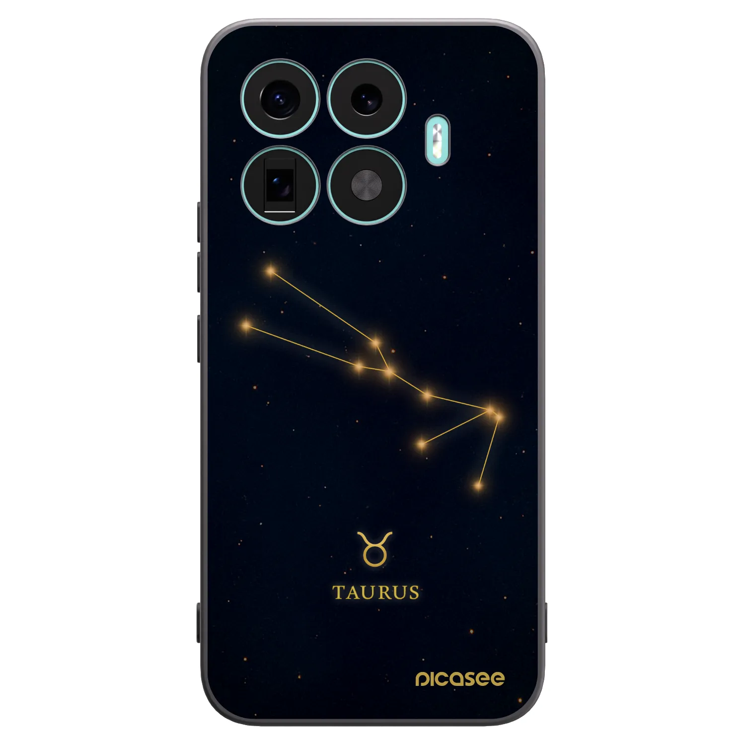 Picasee silikónový čierny obal pre Xiaomi 17T Pro - TAURUS