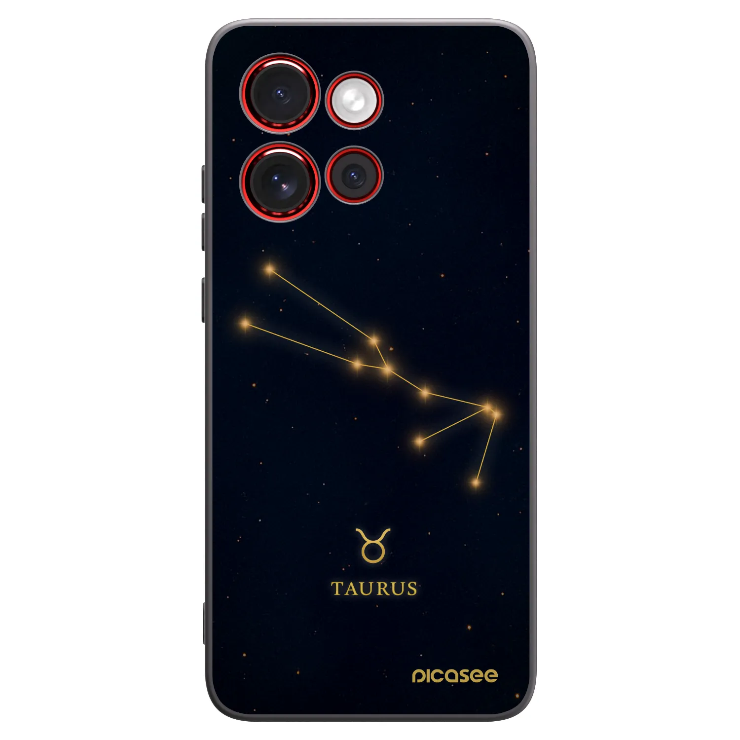 Picasee silikónový čierny obal pre Motorola Edge 60 Neo 5G - TAURUS