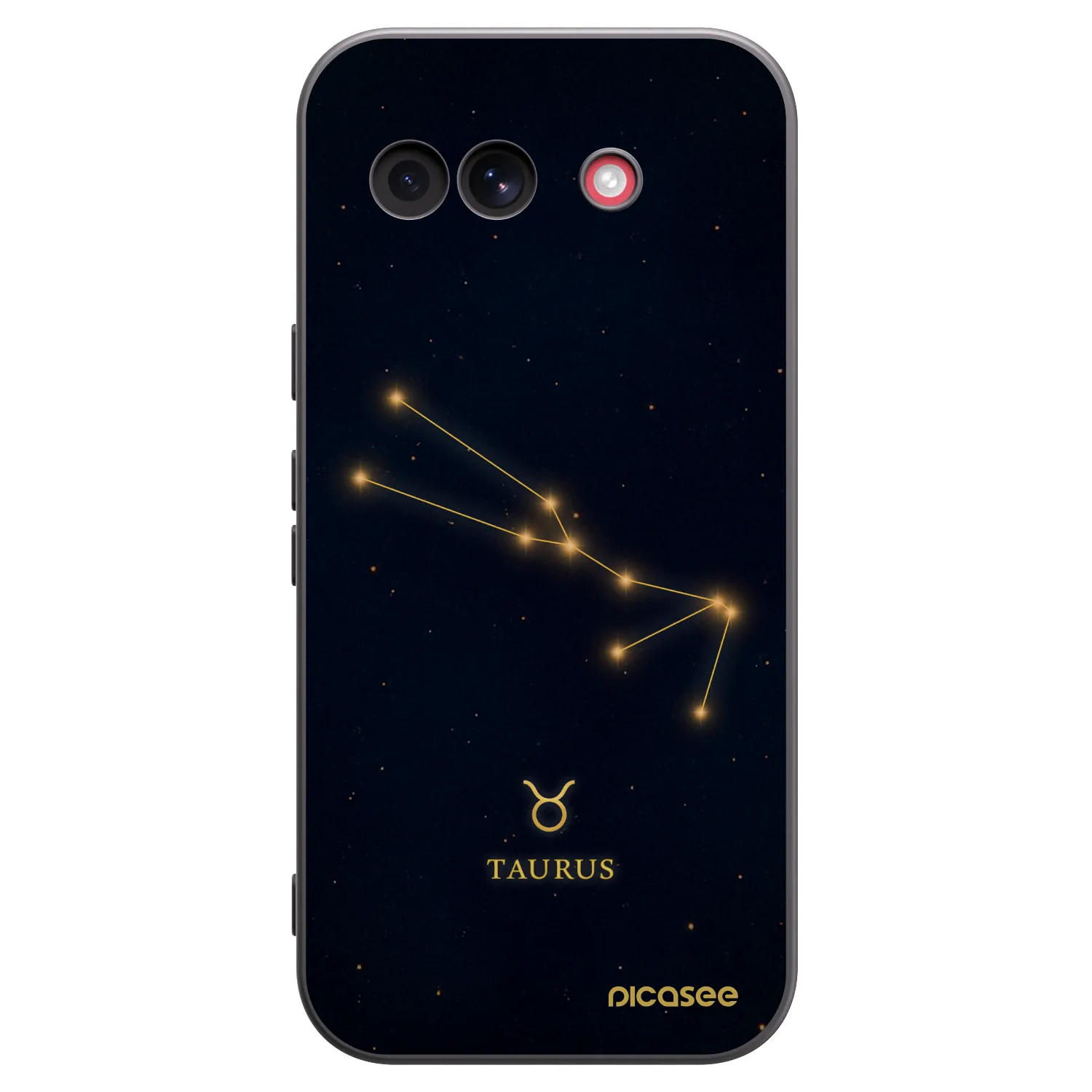 Picasee silikónový čierny obal pre Google Pixel 10a - TAURUS