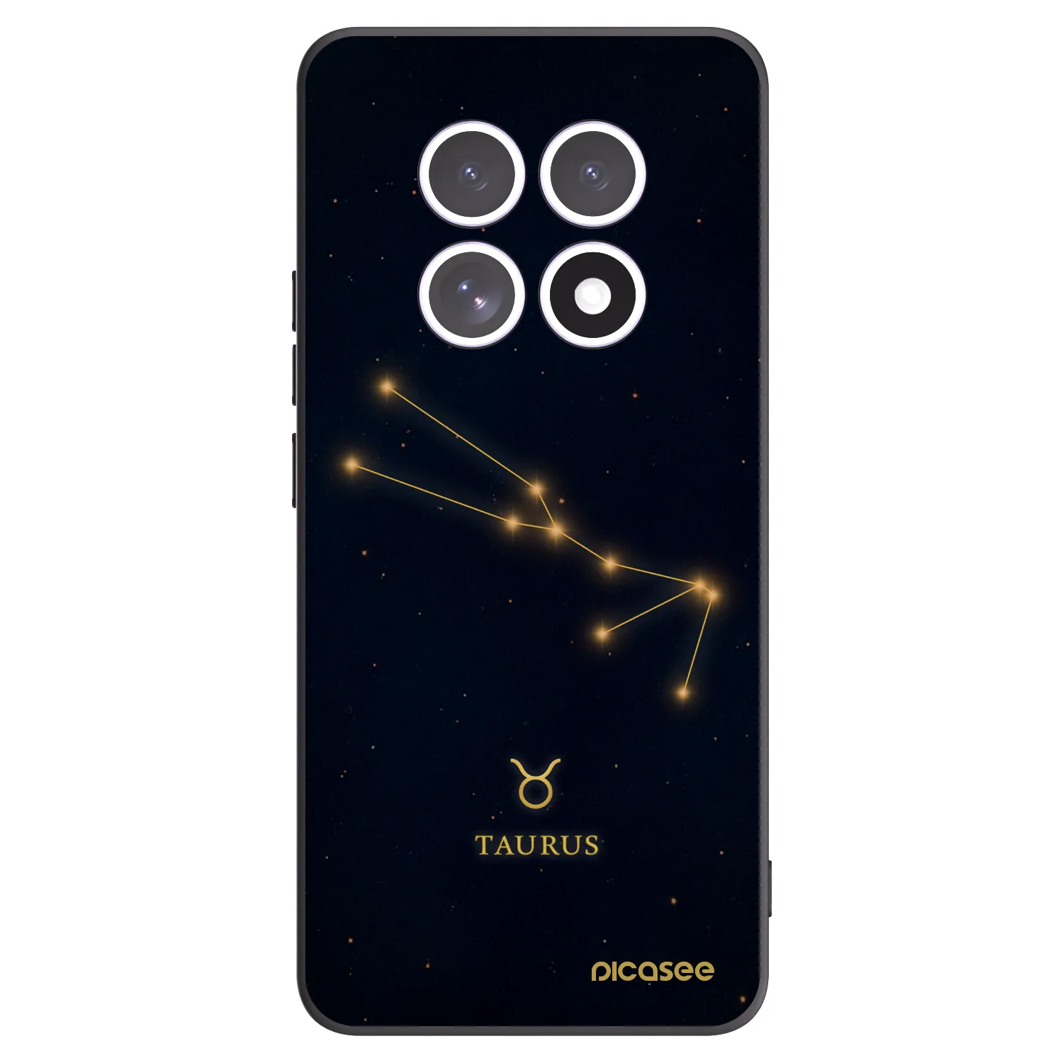 Picasee silikónový čierny obal pre Xiaomi Redmi Note 15 5G - TAURUS