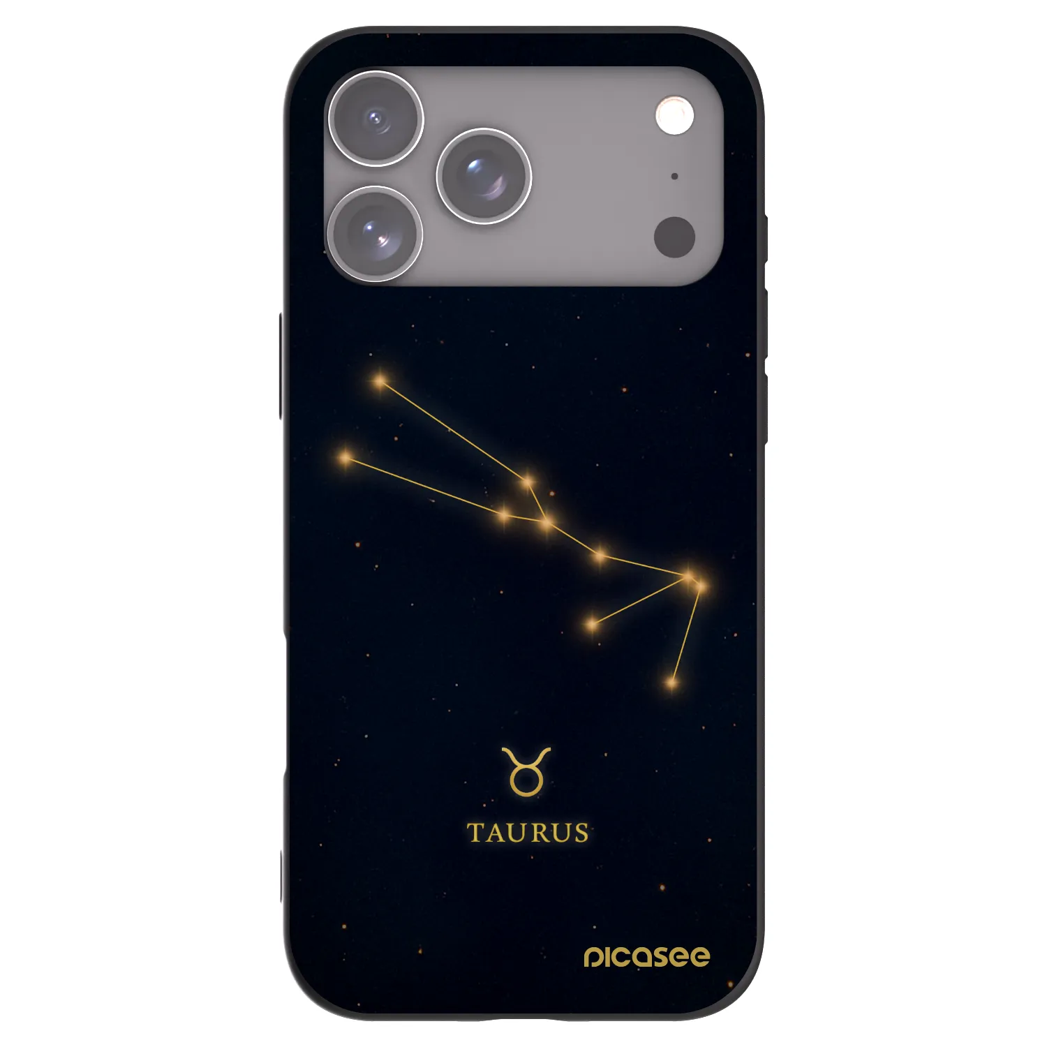 Picasee silikónový čierny obal pre Apple iPhone 18 Pro Max - TAURUS