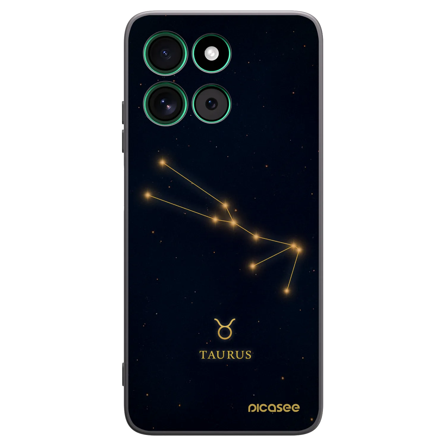 Picasee silikónový čierny obal pre Motorola Moto G57 Power - TAURUS