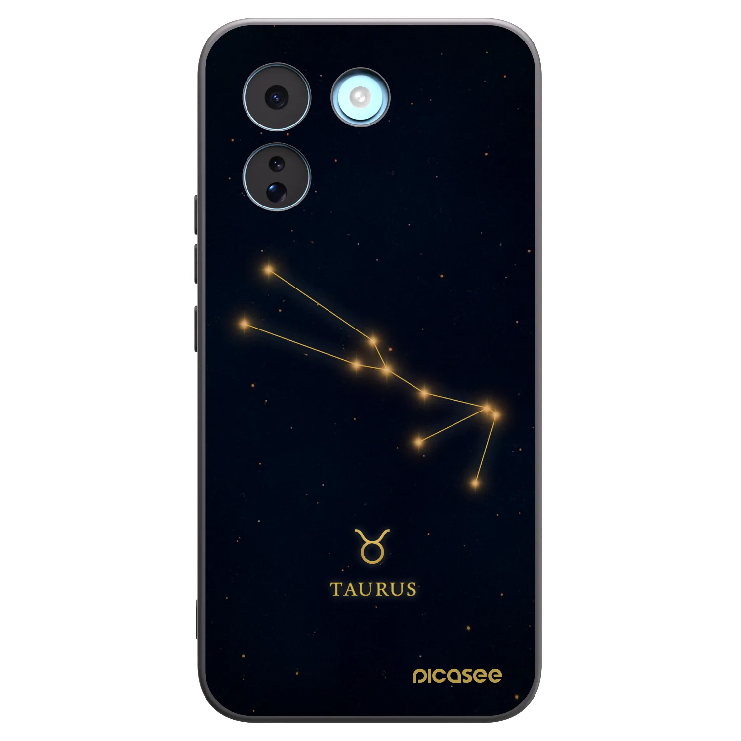 Picasee silikónový čierny obal pre Xiaomi Redmi Note 17 Pro MAX 5G - TAURUS