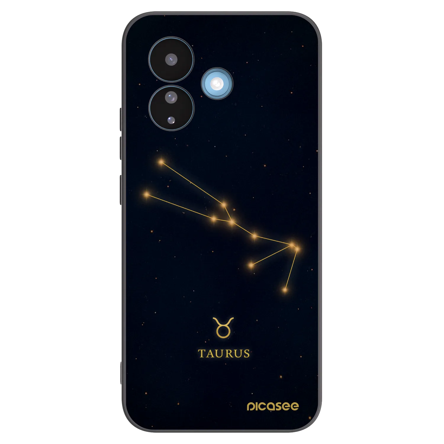 Picasee silikónový čierny obal pre Xiaomi Redmi Note 17 Pro 5G - TAURUS