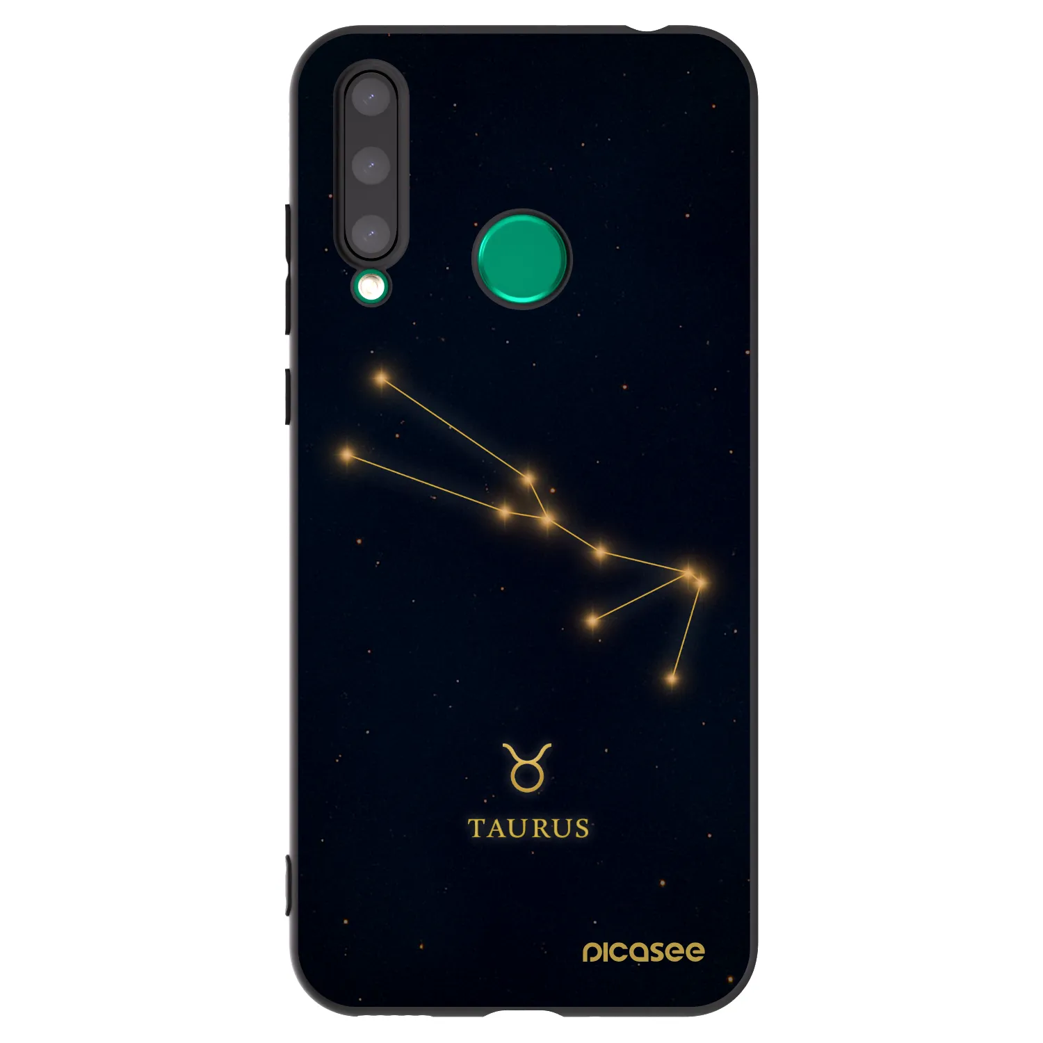 Picasee silikónový čierny obal pre Honor 20 Lite - TAURUS
