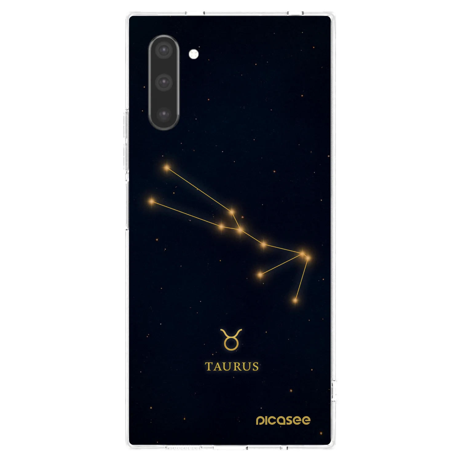 Picasee silikónový prehľadný obal pre Samsung Galaxy Note 10 N970F - TAURUS