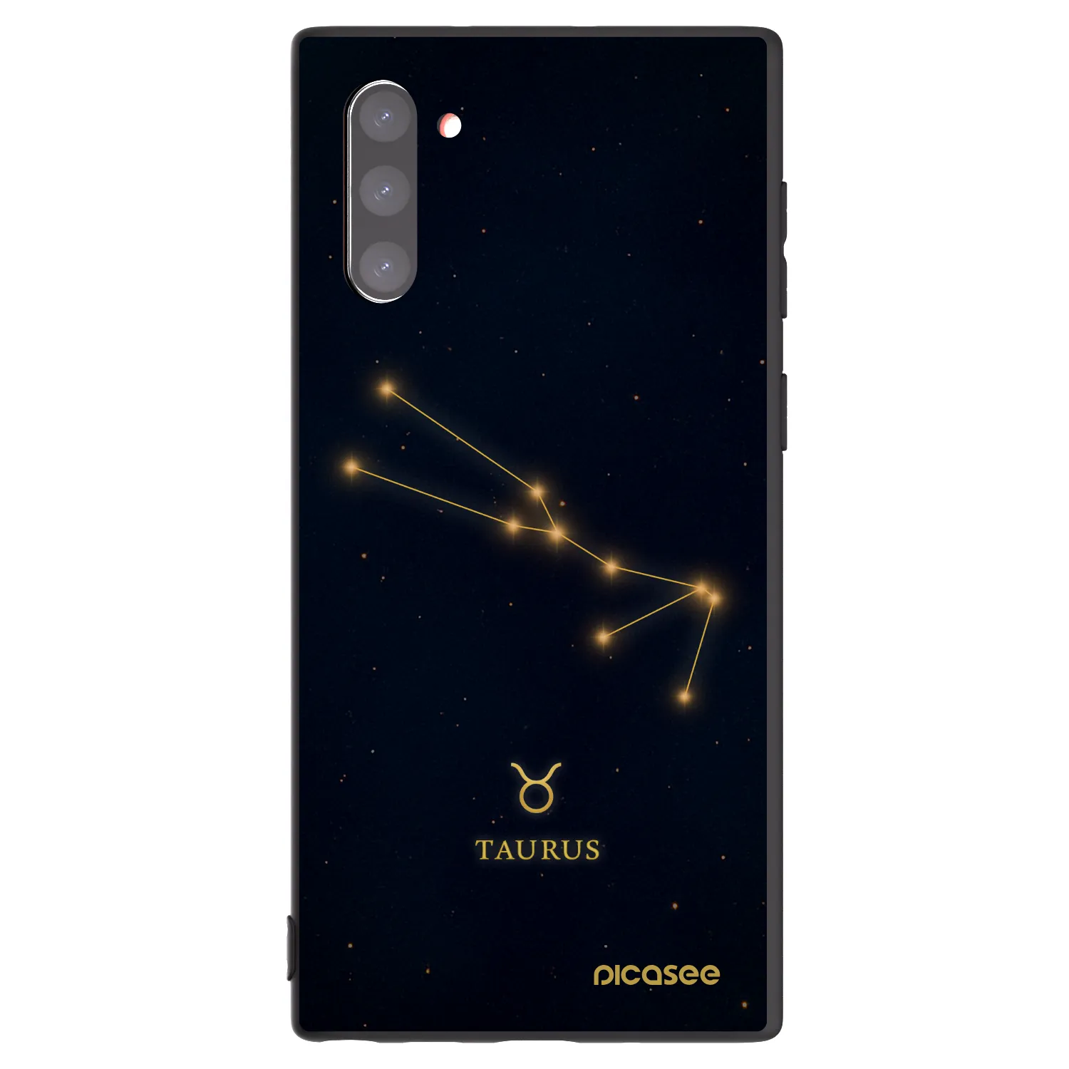 Picasee silikónový čierny obal pre Samsung Galaxy Note 10 N970F - TAURUS