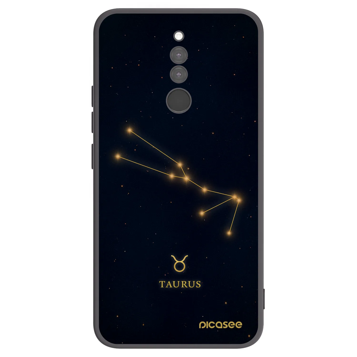 Picasee silikónový čierny obal pre Xiaomi Redmi 8 - TAURUS