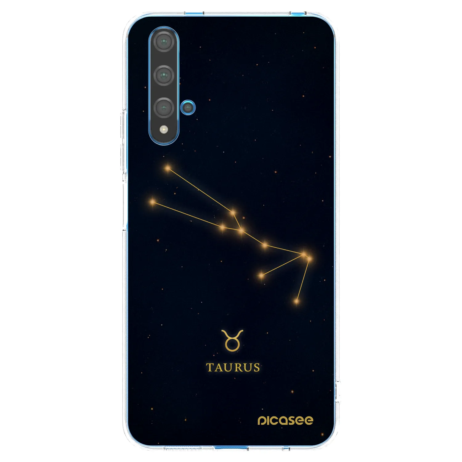 Picasee silikónový prehľadný obal pre Huawei Nova 5T - TAURUS