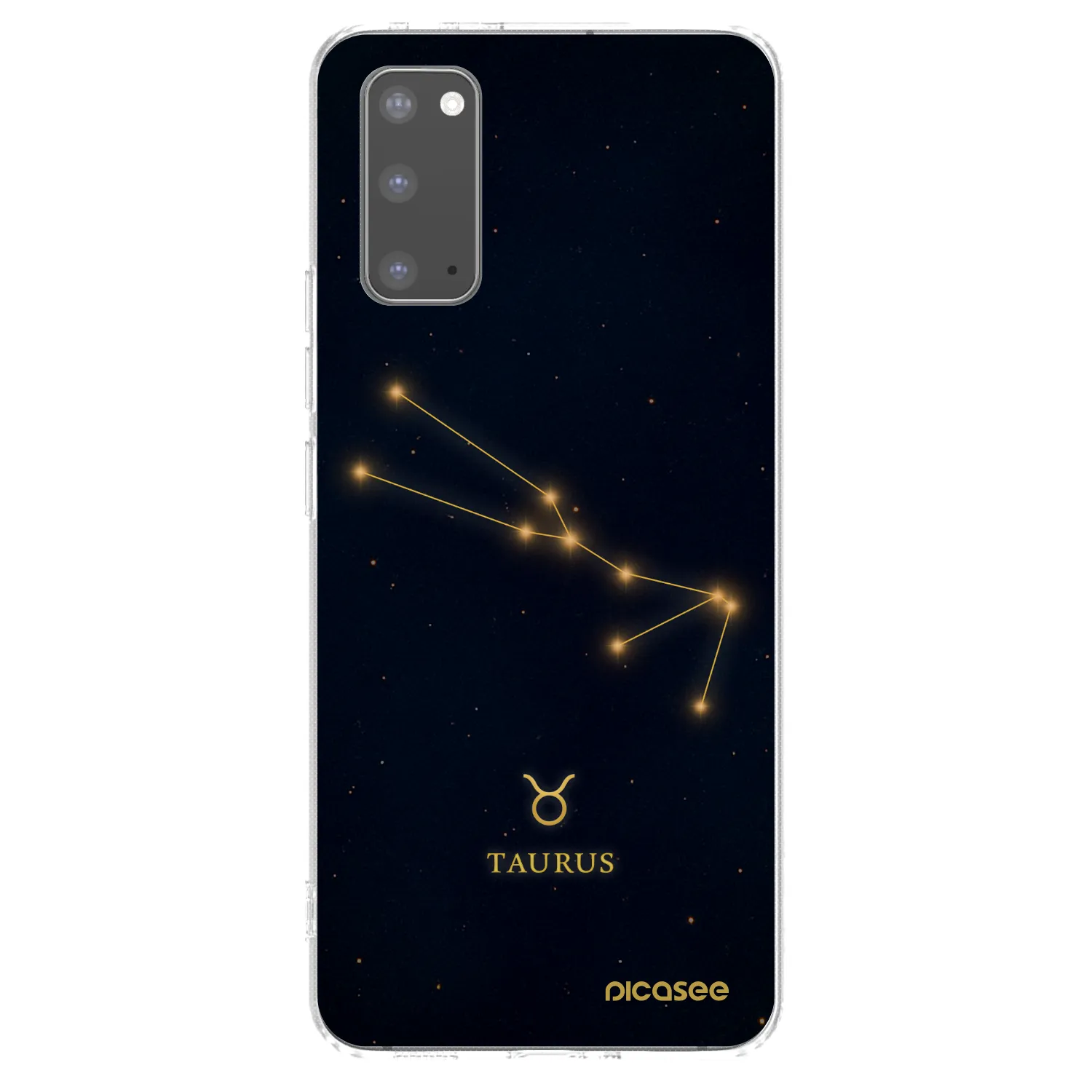 Picasee silikónový prehľadný obal pre Samsung Galaxy S20 G980F - TAURUS