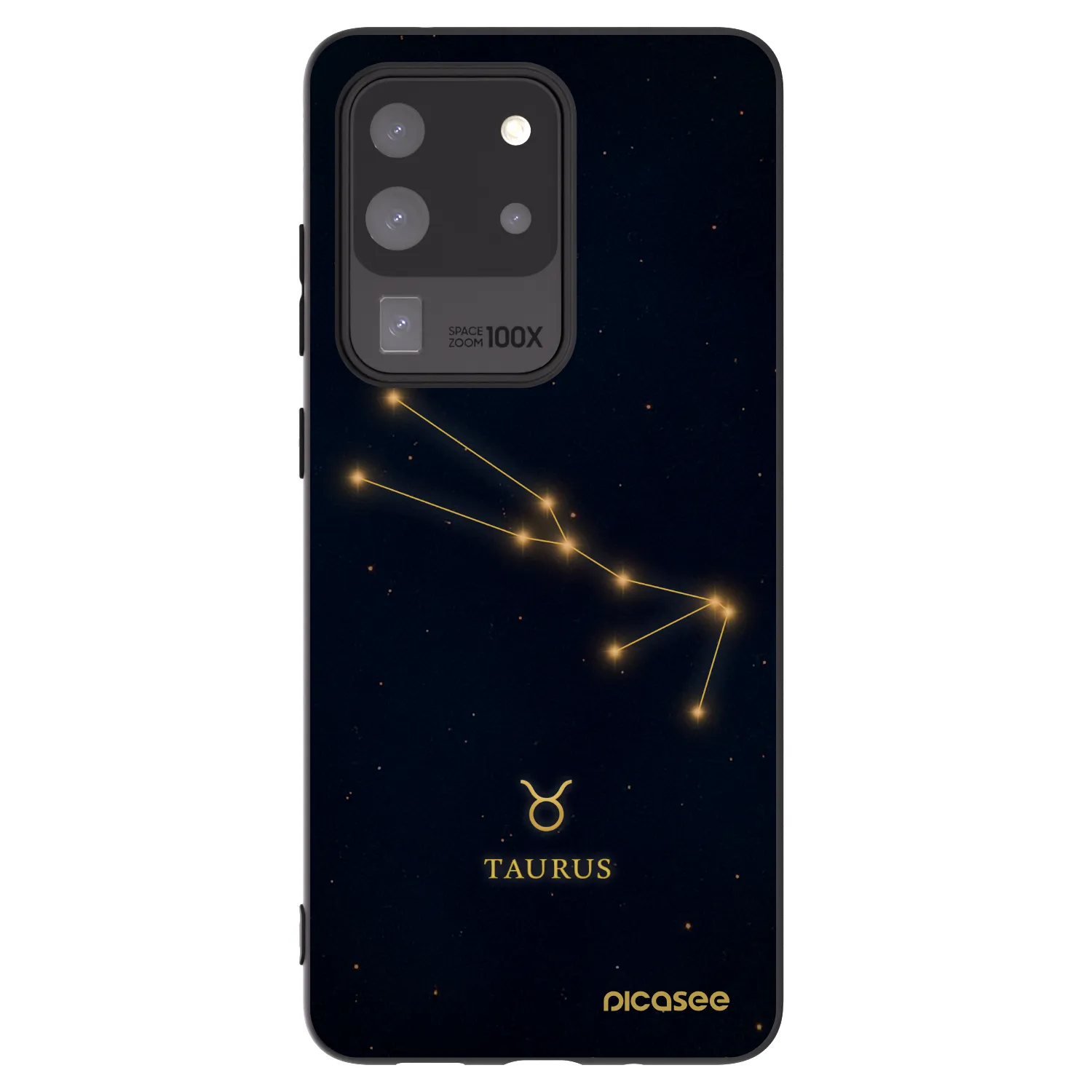 Picasee silikónový čierny obal pre Samsung Galaxy S20 Ultra 5G G988F - TAURUS
