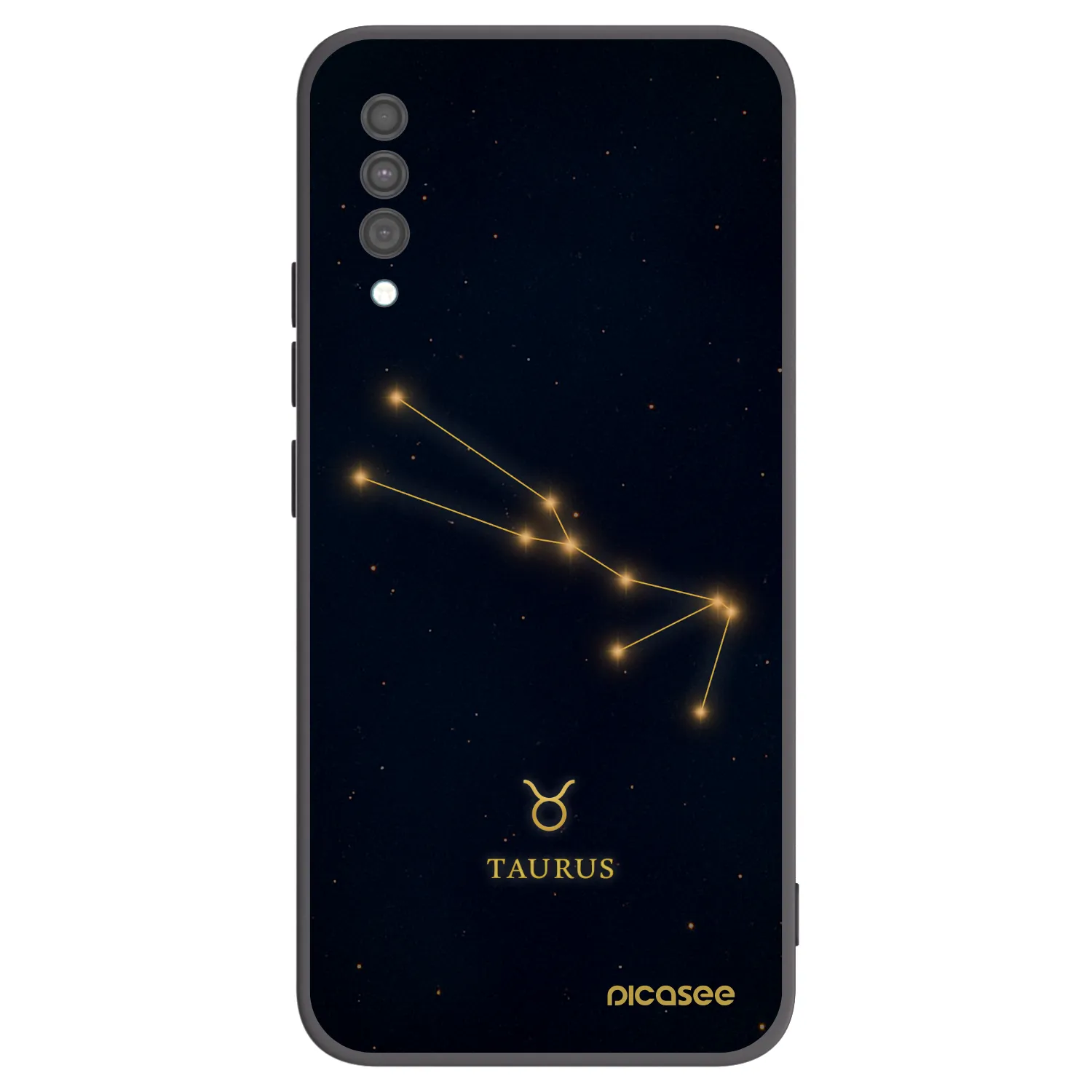 Picasee silikónový čierny obal pre Samsung Galaxy A30s A307F - TAURUS