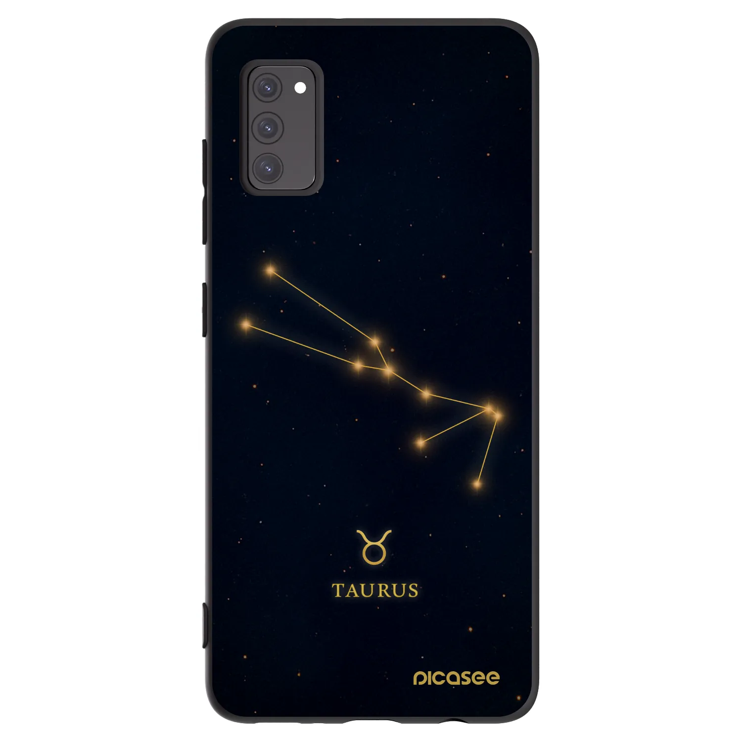 Picasee silikónový čierny obal pre Samsung Galaxy A41 A415F - TAURUS