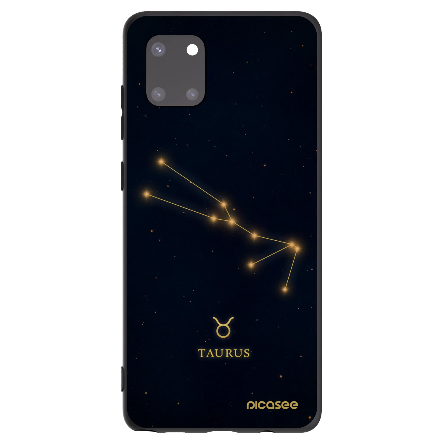 Picasee silikónový čierny obal pre Samsung Galaxy Note 10 Lite N770F - TAURUS