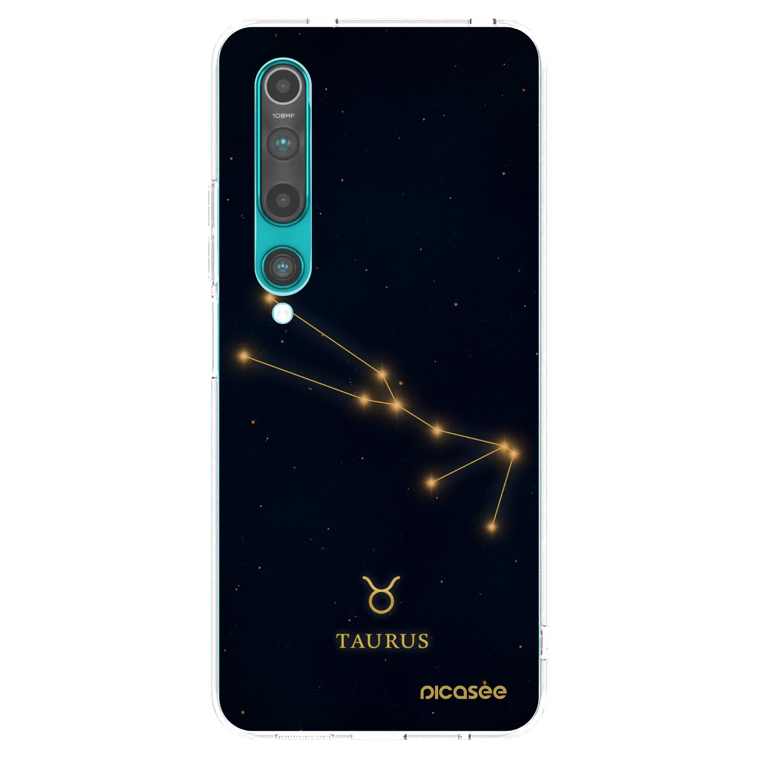 Picasee silikónový prehľadný obal pre Xiaomi Mi 10 - TAURUS